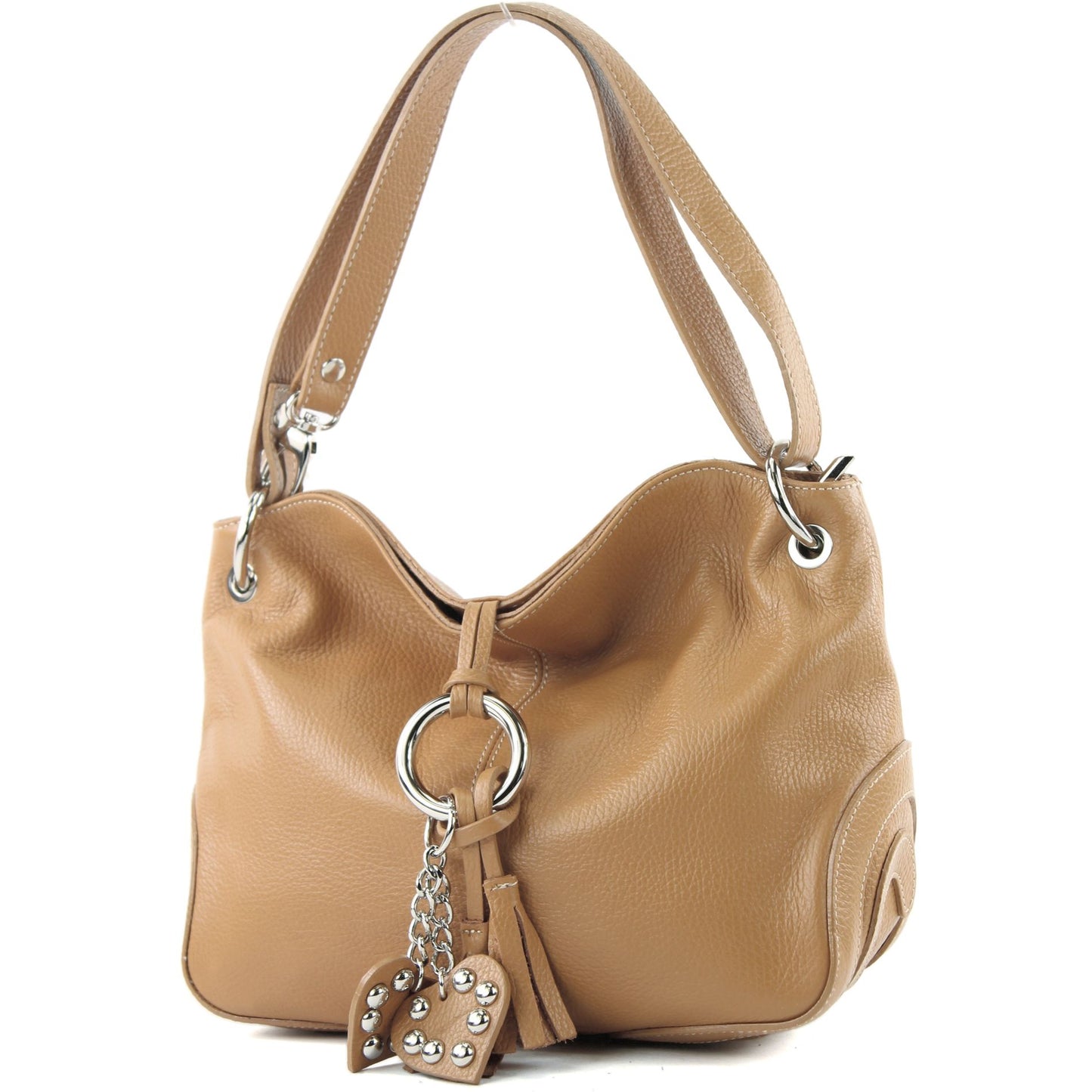 modamoda de - T10 - ital. Leder Schultertasche Umhängetasche