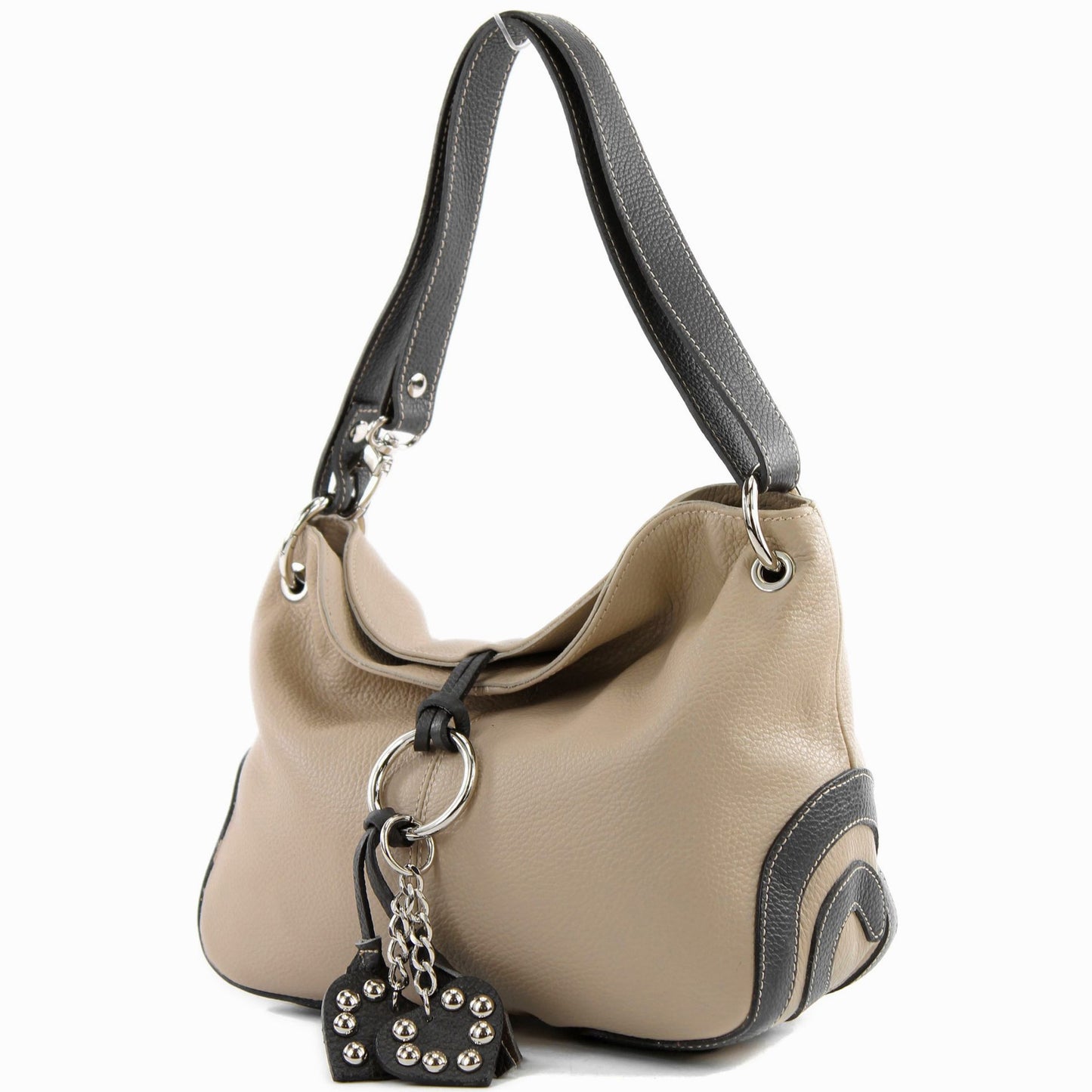 modamoda de - T10 - ital. Leder Schultertasche Umhängetasche