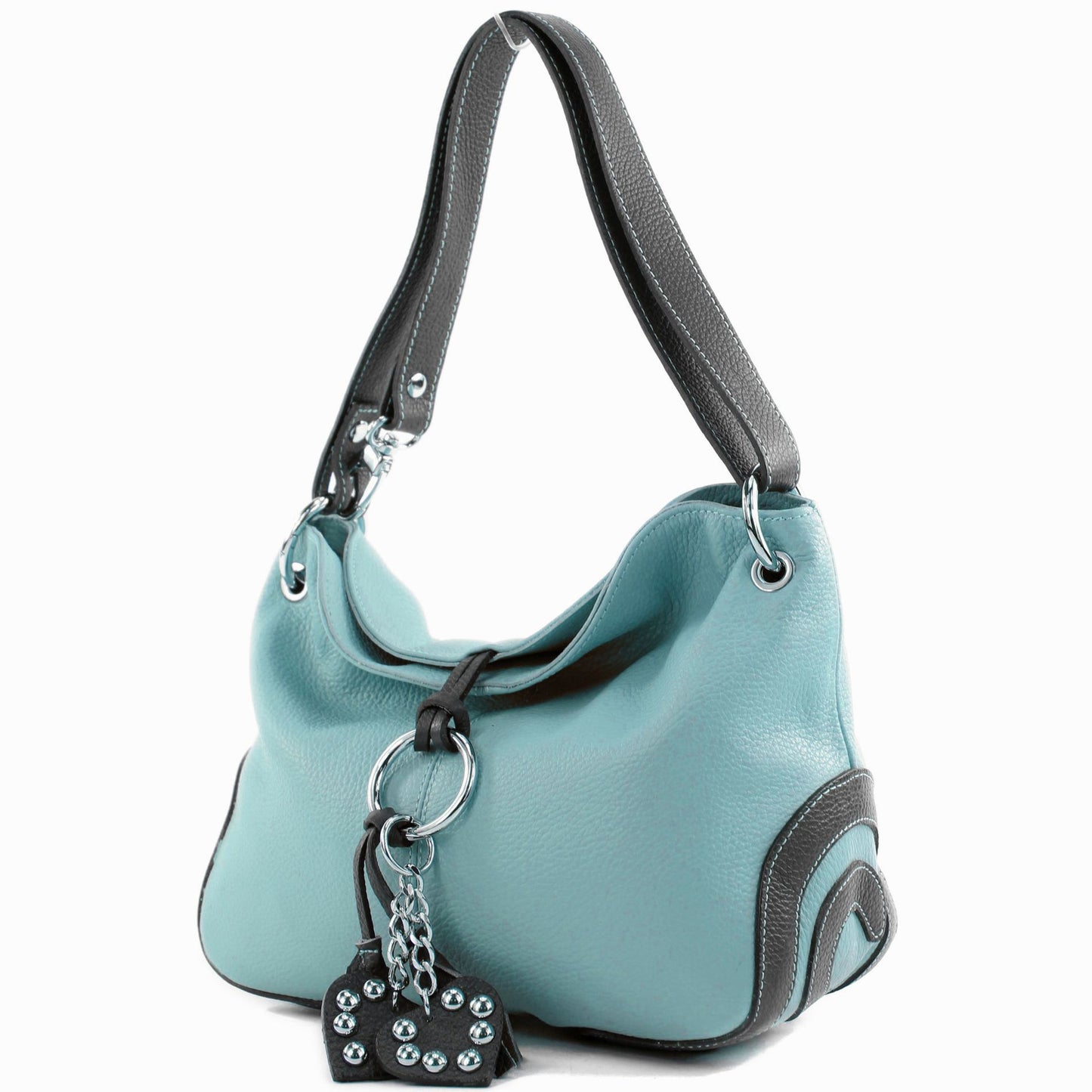 modamoda de - T10 - ital. Leder Schultertasche Umhängetasche