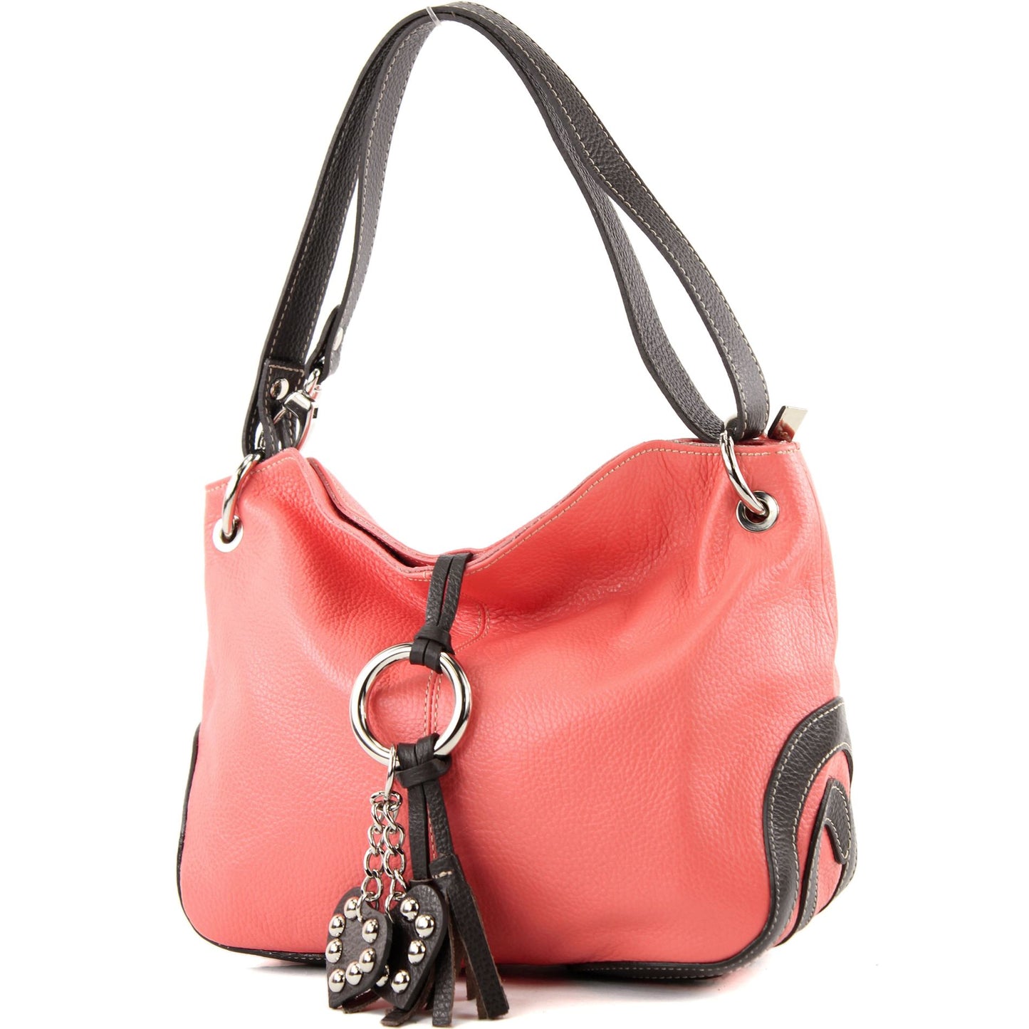 modamoda de - T10 - ital. Leder Schultertasche Umhängetasche