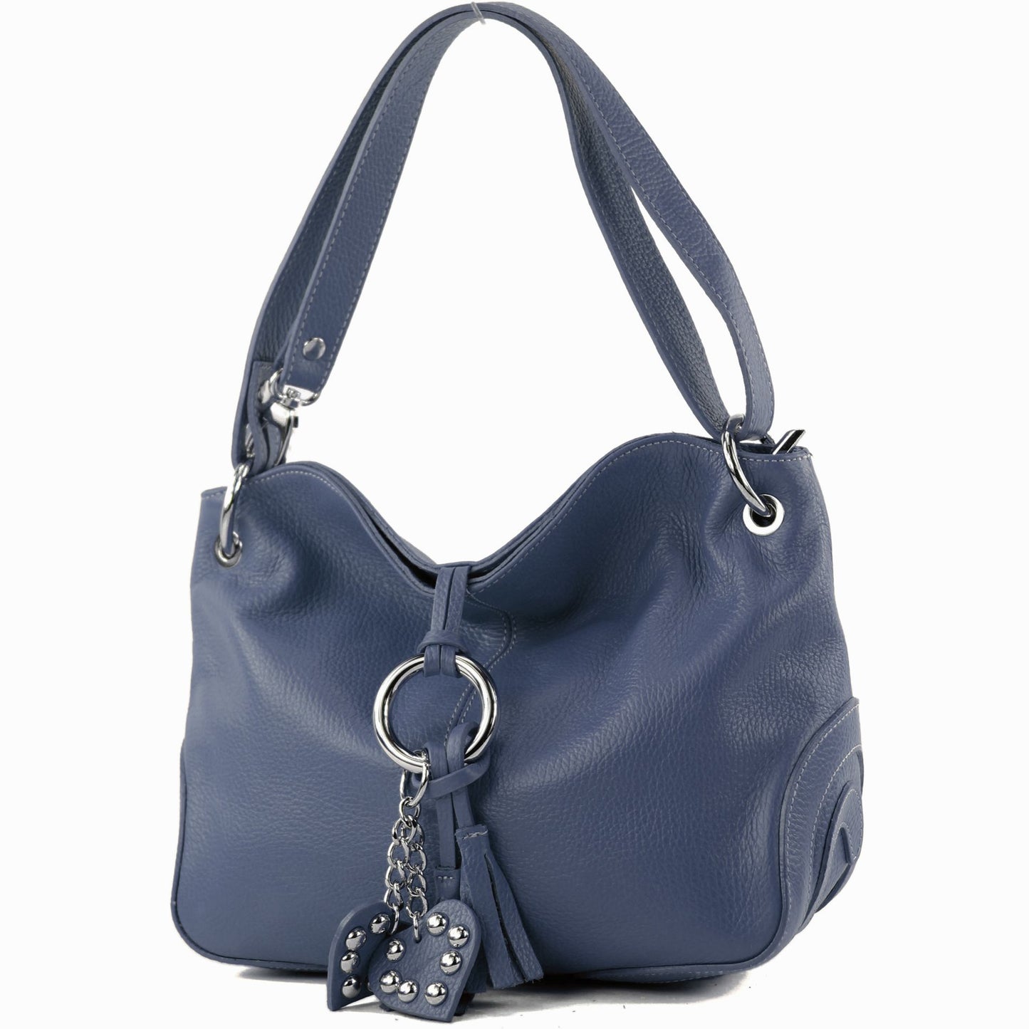 modamoda de - T10 - ital. Leder Schultertasche Umhängetasche