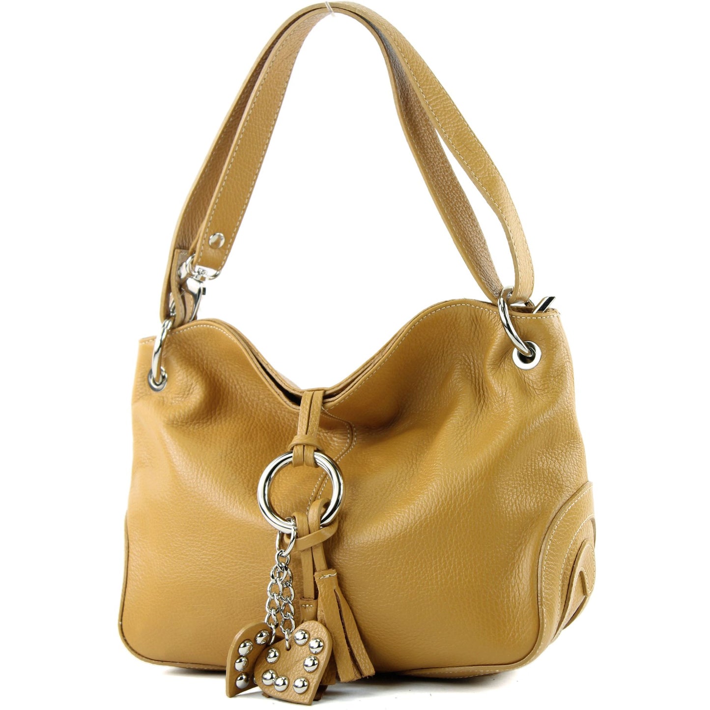 modamoda de - T10 - ital. Leder Schultertasche Umhängetasche