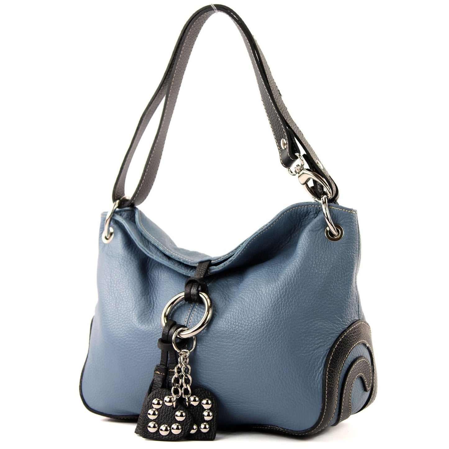 modamoda de - T10 - ital. Leder Schultertasche Umhängetasche