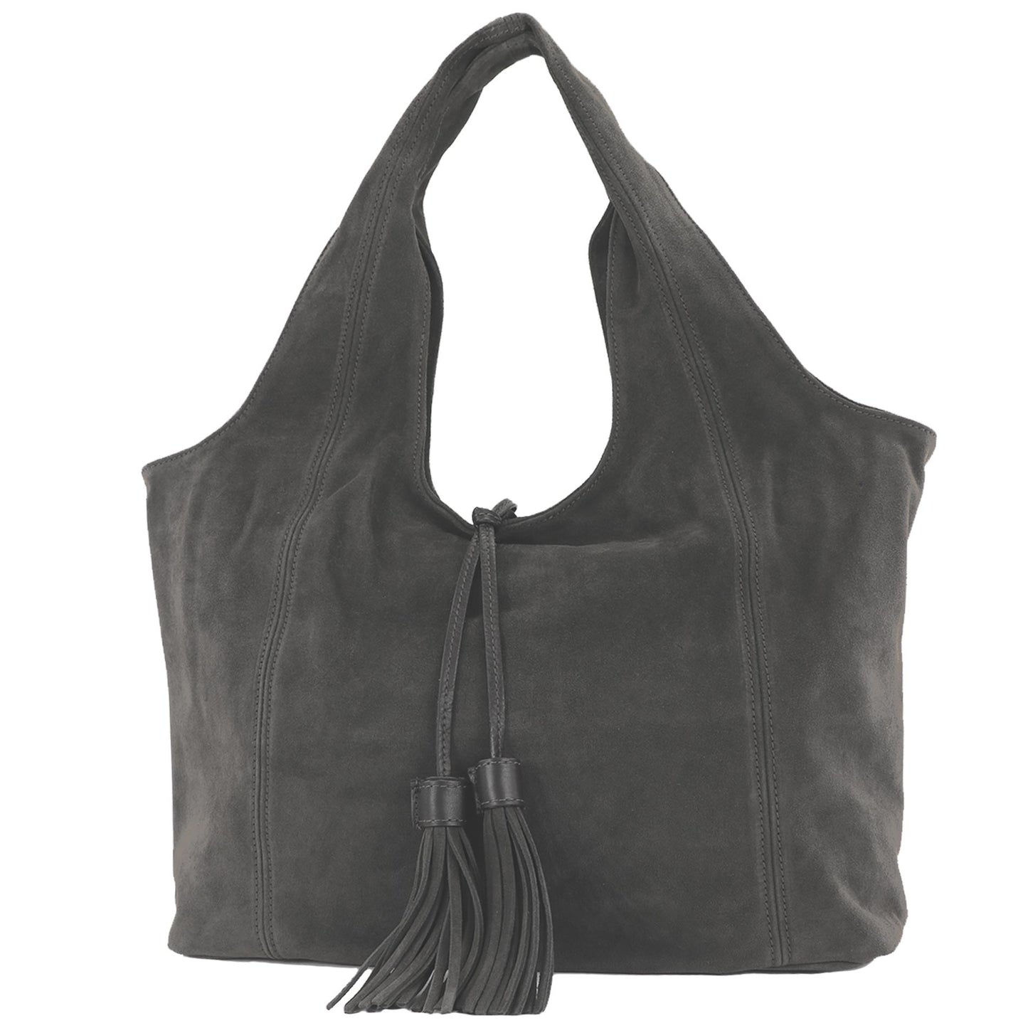 modamoda de - T105 - ital. Schultertasche Groß aus Leder