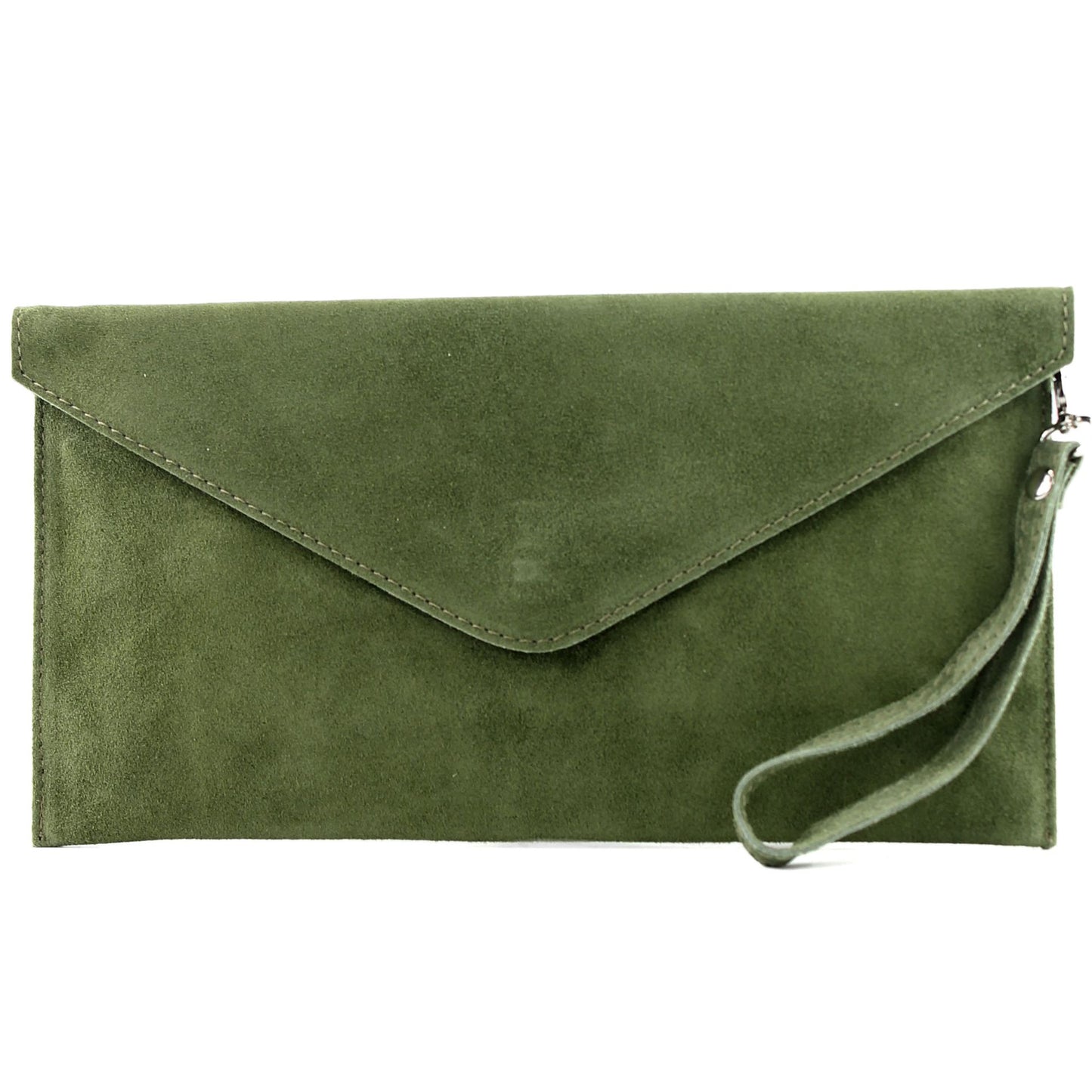 modamoda de - T106 - ital Clutch Abendtasche aus Wildleder