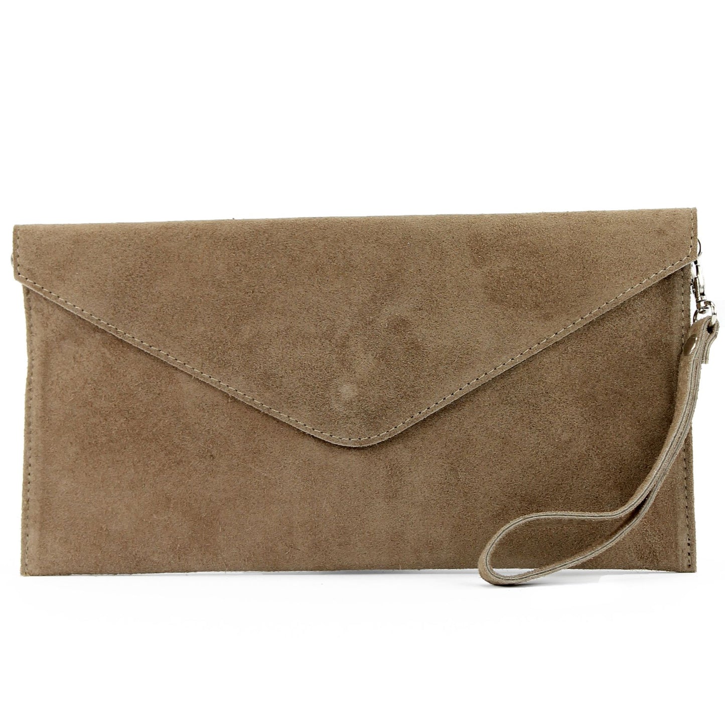 modamoda de - T106 - ital Clutch Abendtasche aus Wildleder