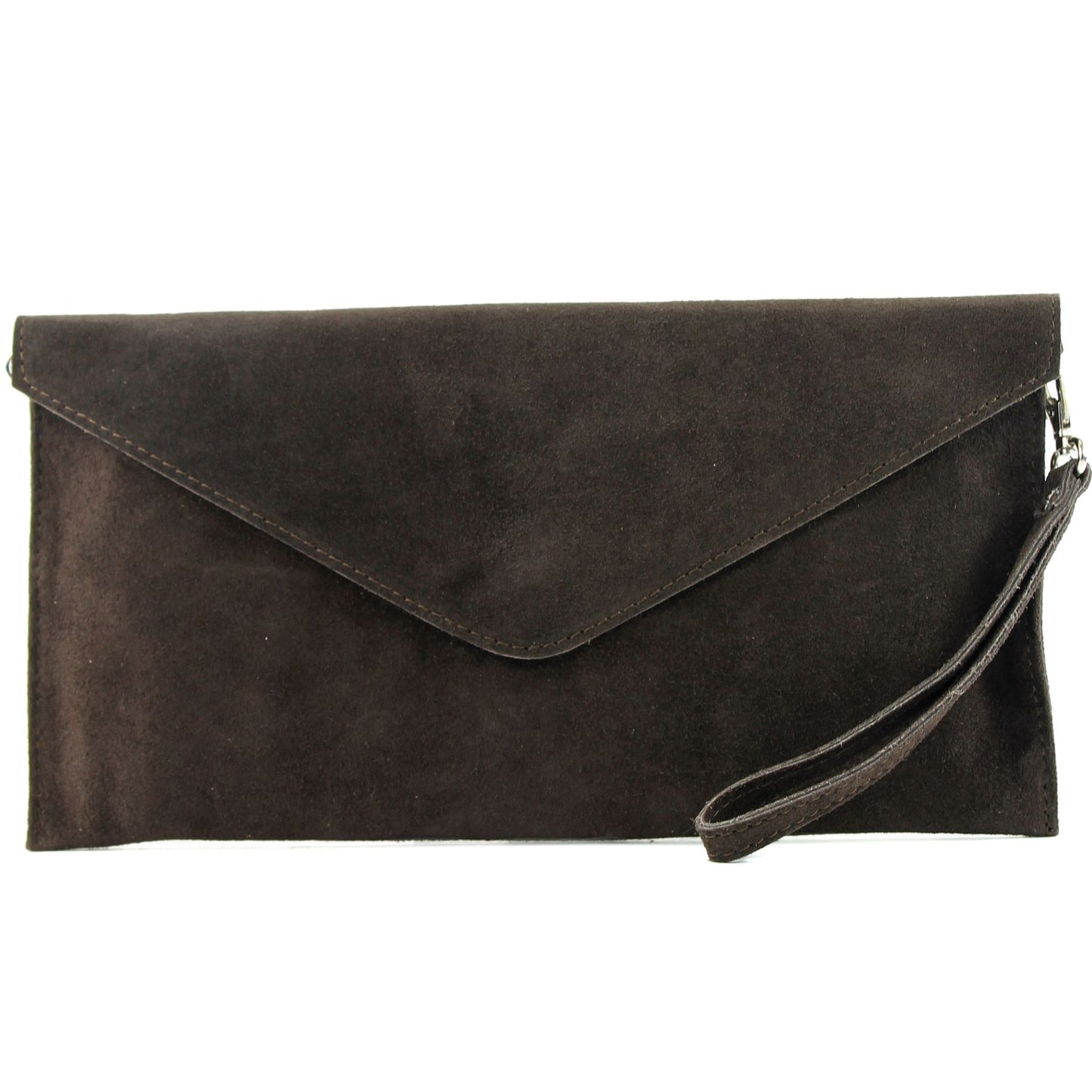 modamoda de - T106 - ital Clutch Abendtasche aus Wildleder