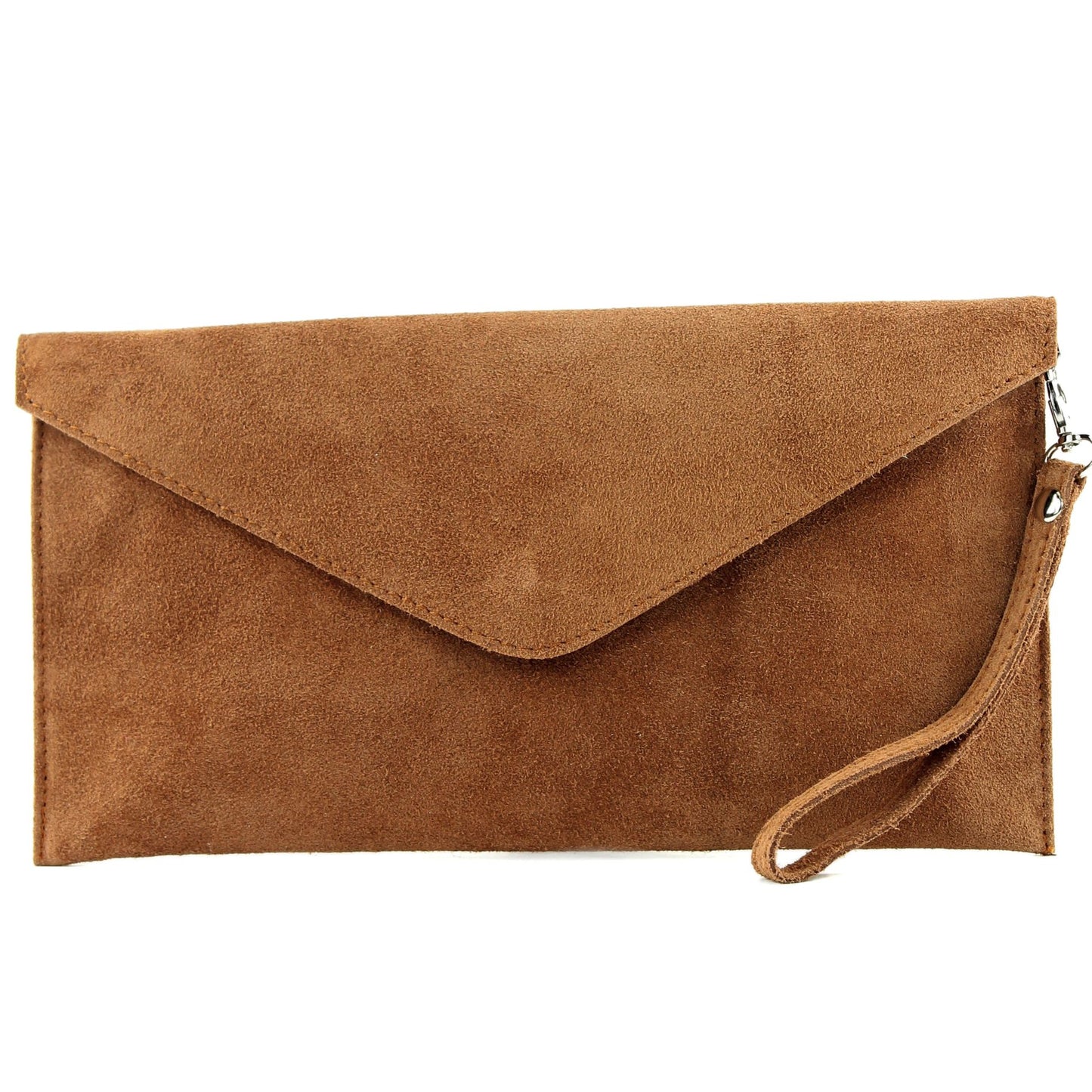 modamoda de - T106 - ital Clutch Abendtasche aus Wildleder