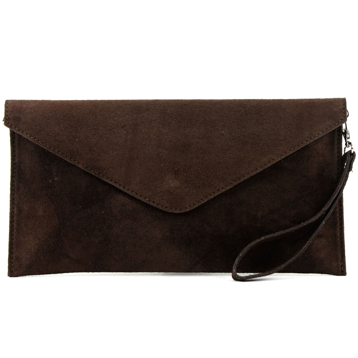 modamoda de - T106 - ital Clutch Abendtasche aus Wildleder