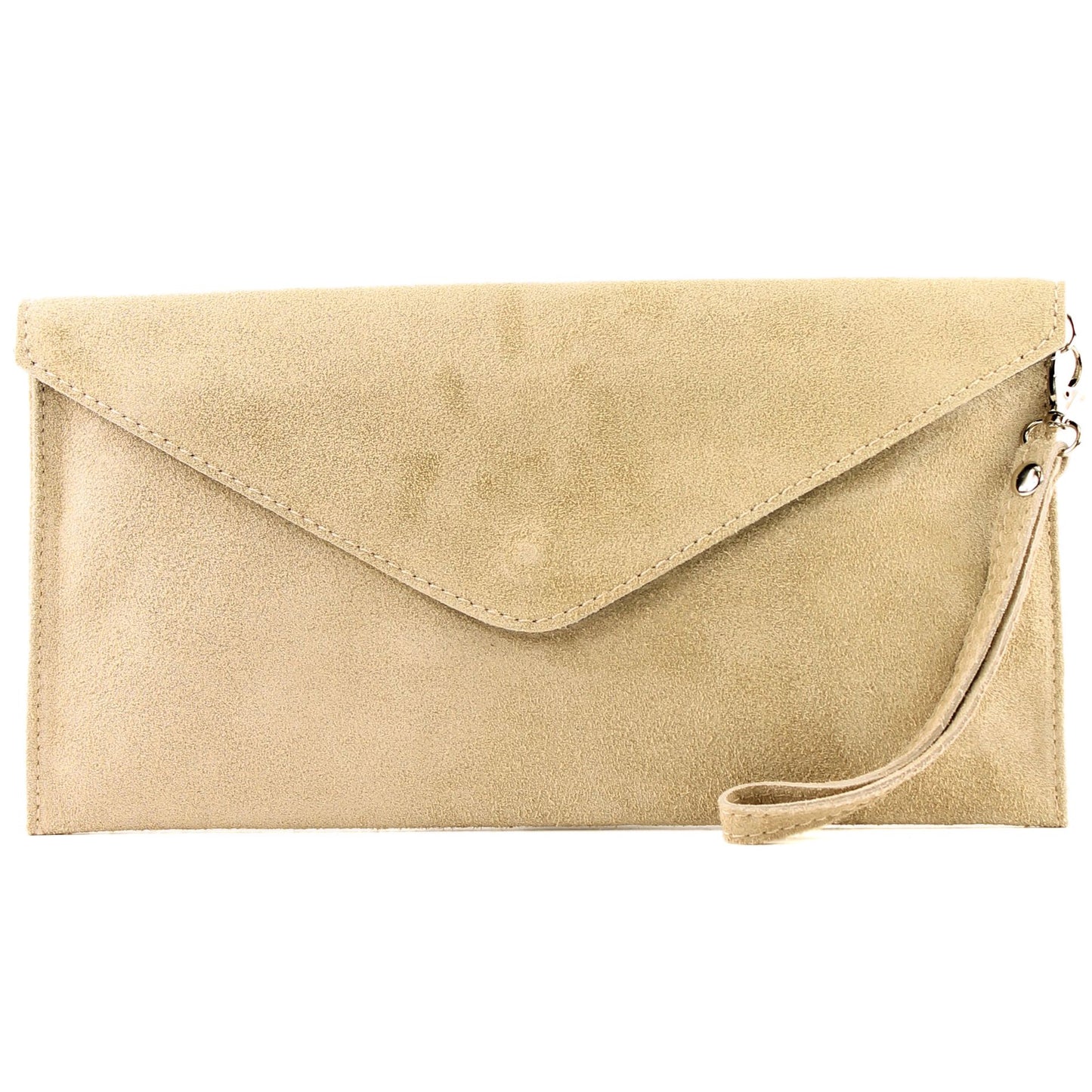 modamoda de - T106 - ital Clutch Abendtasche aus Wildleder