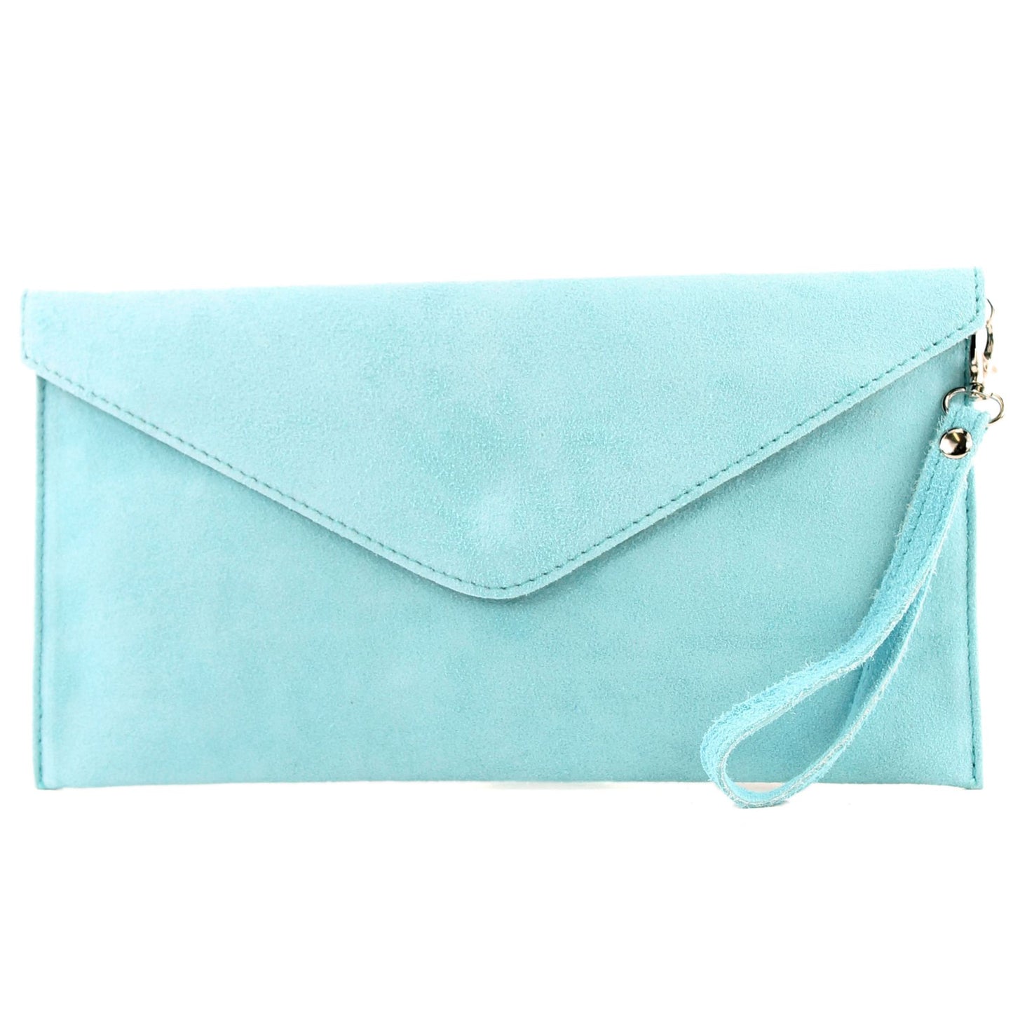 modamoda de - T106 - ital Clutch Abendtasche aus Wildleder