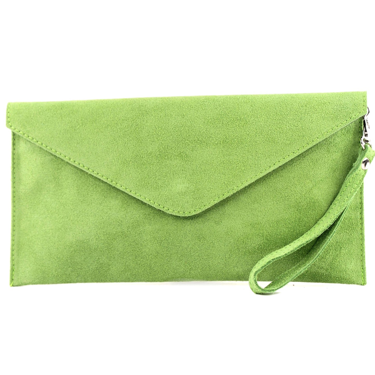 modamoda de - T106 - ital Clutch Abendtasche aus Wildleder