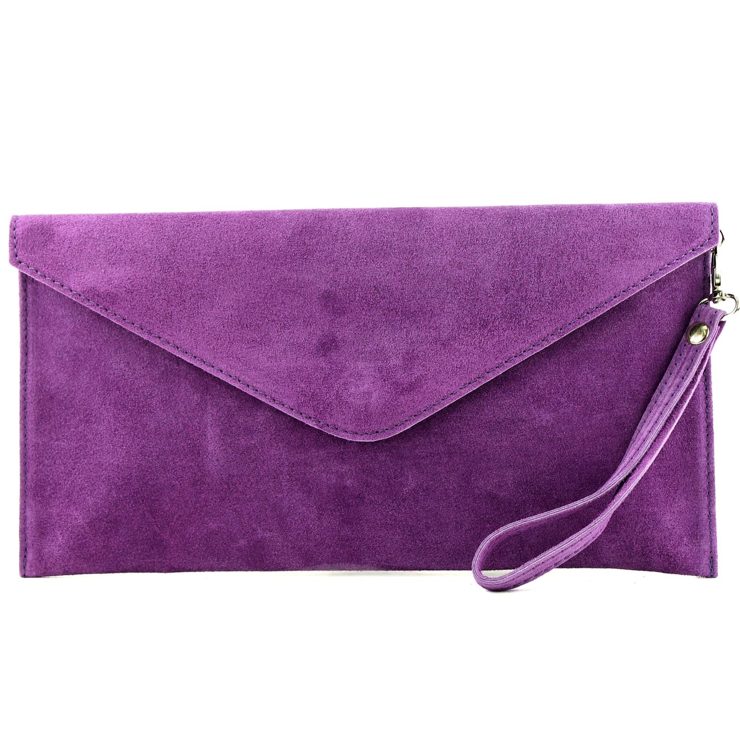 modamoda de - T106 - ital Clutch Abendtasche aus Wildleder