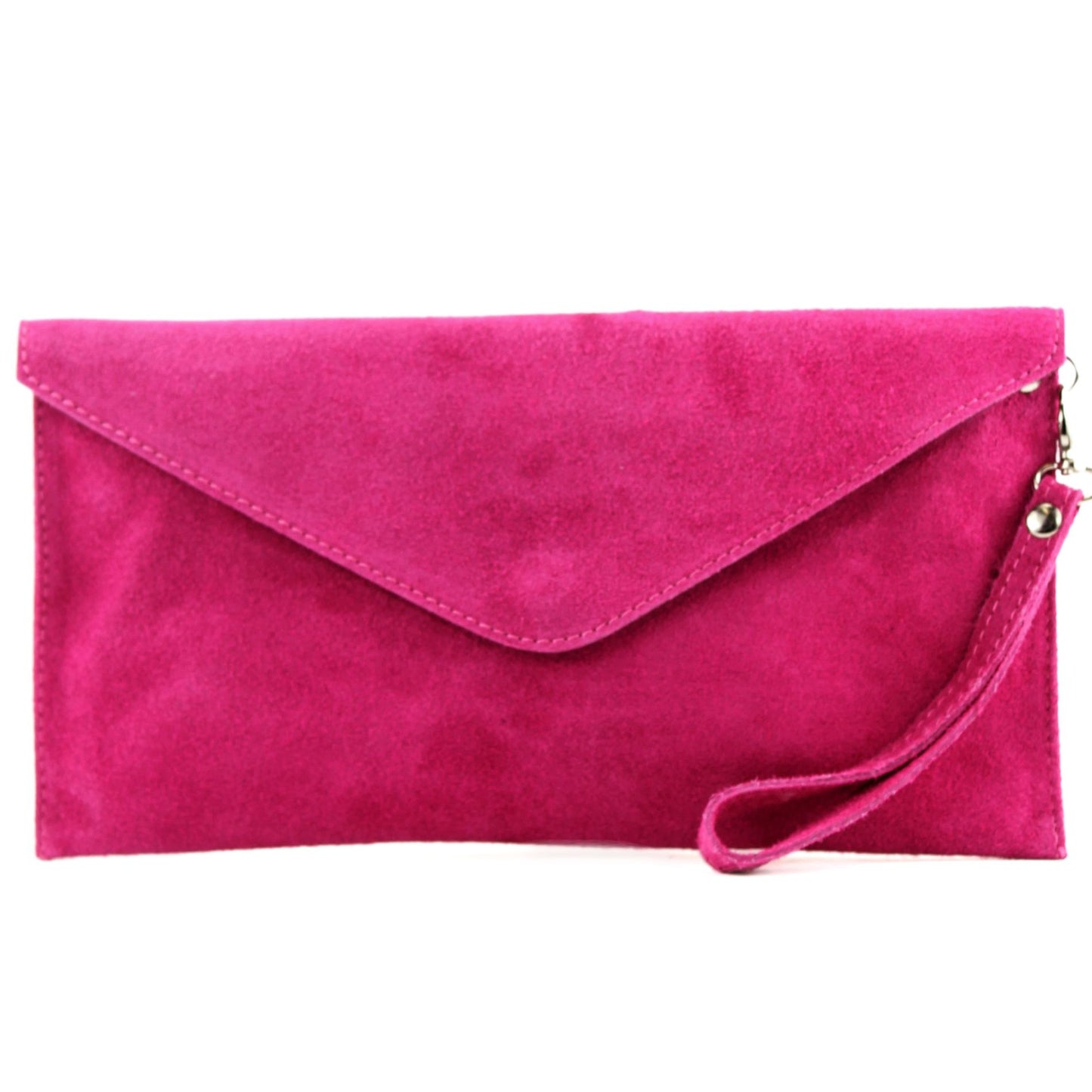modamoda de - T106 - ital Clutch Abendtasche aus Wildleder