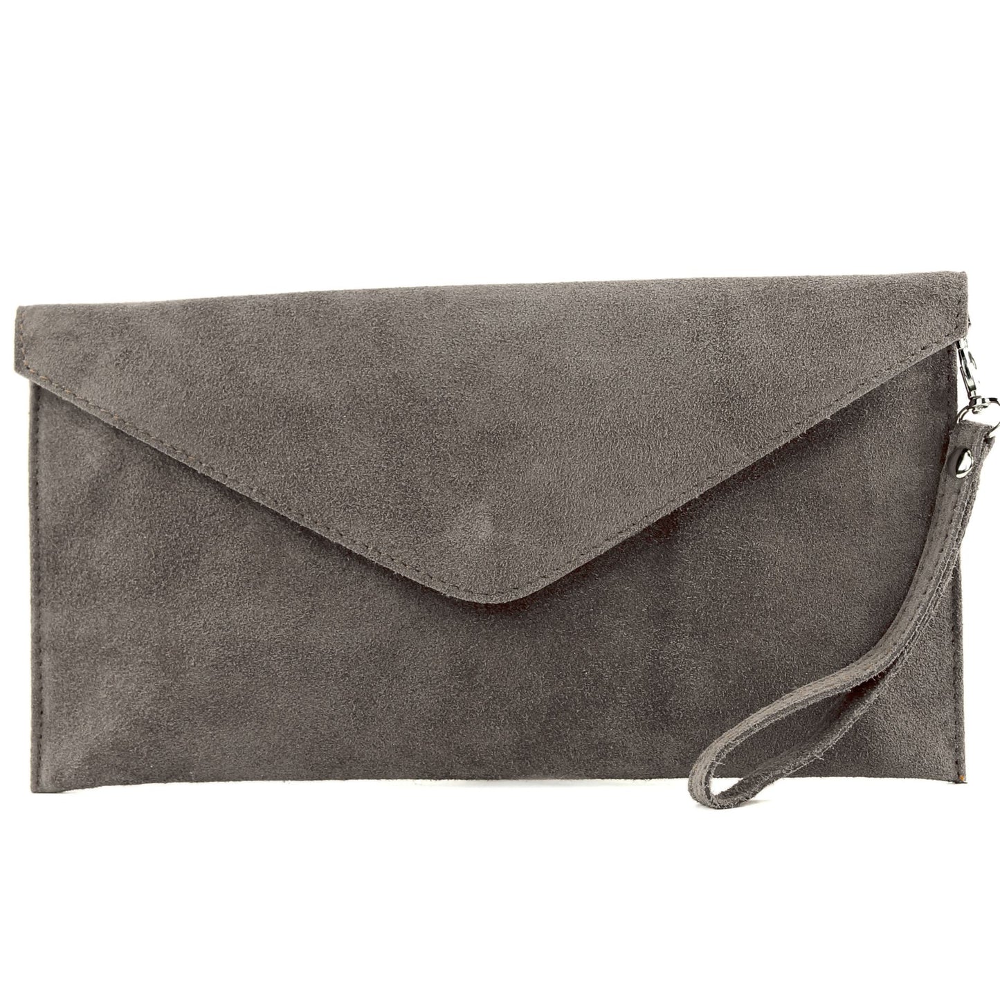 modamoda de - T106 - ital Clutch Abendtasche aus Wildleder