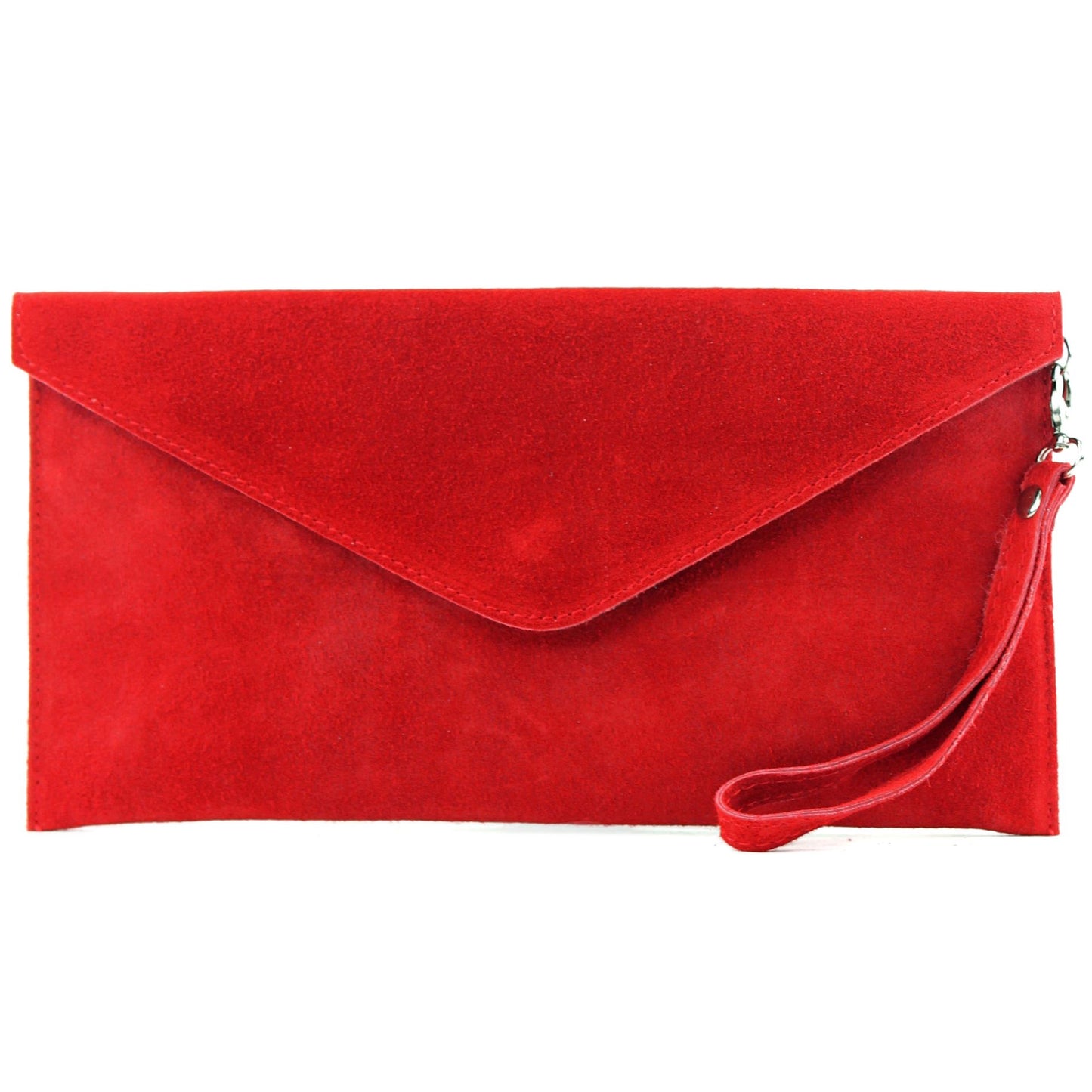 modamoda de - T106 - ital Clutch Abendtasche aus Wildleder