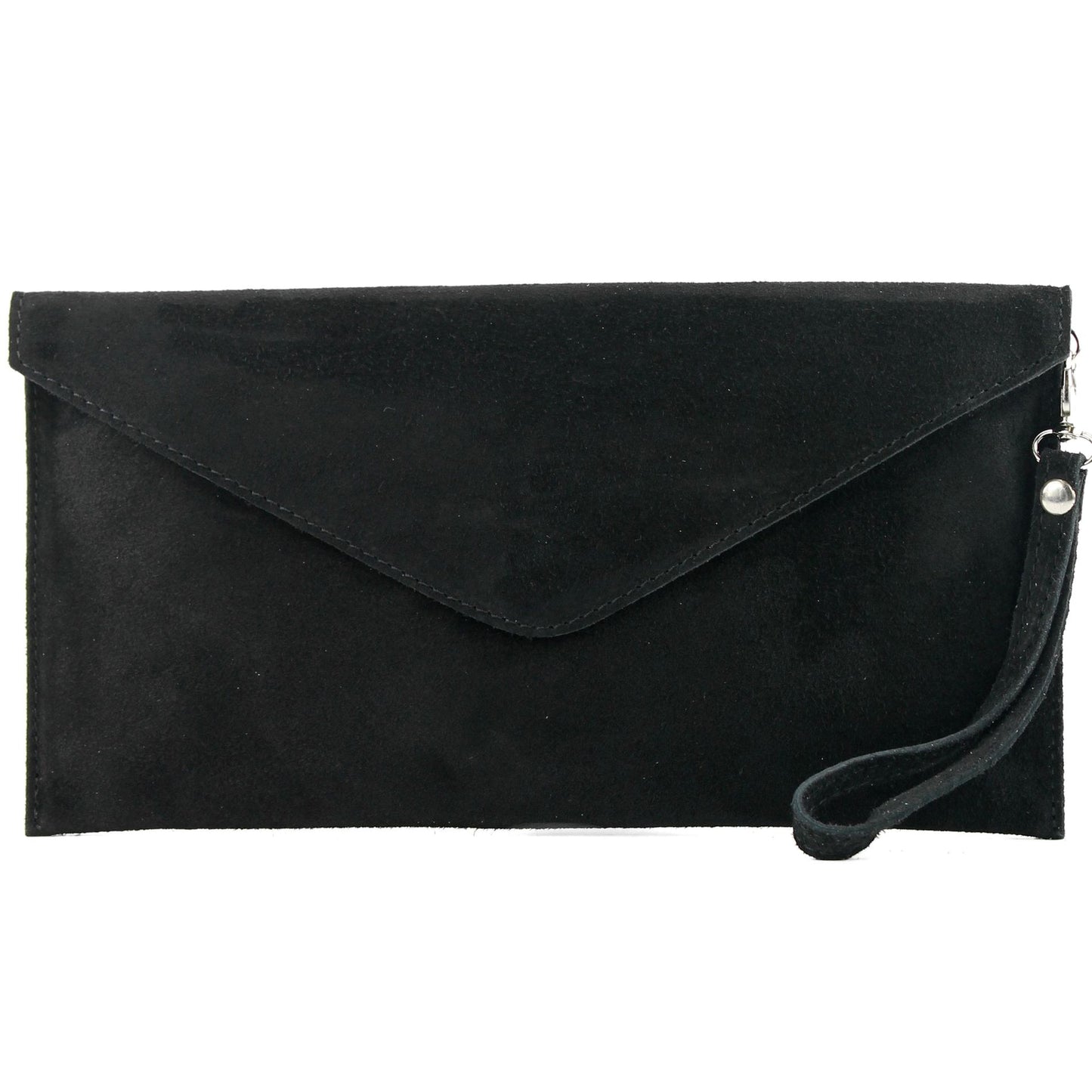 modamoda de - T106 - ital Clutch Abendtasche aus Wildleder