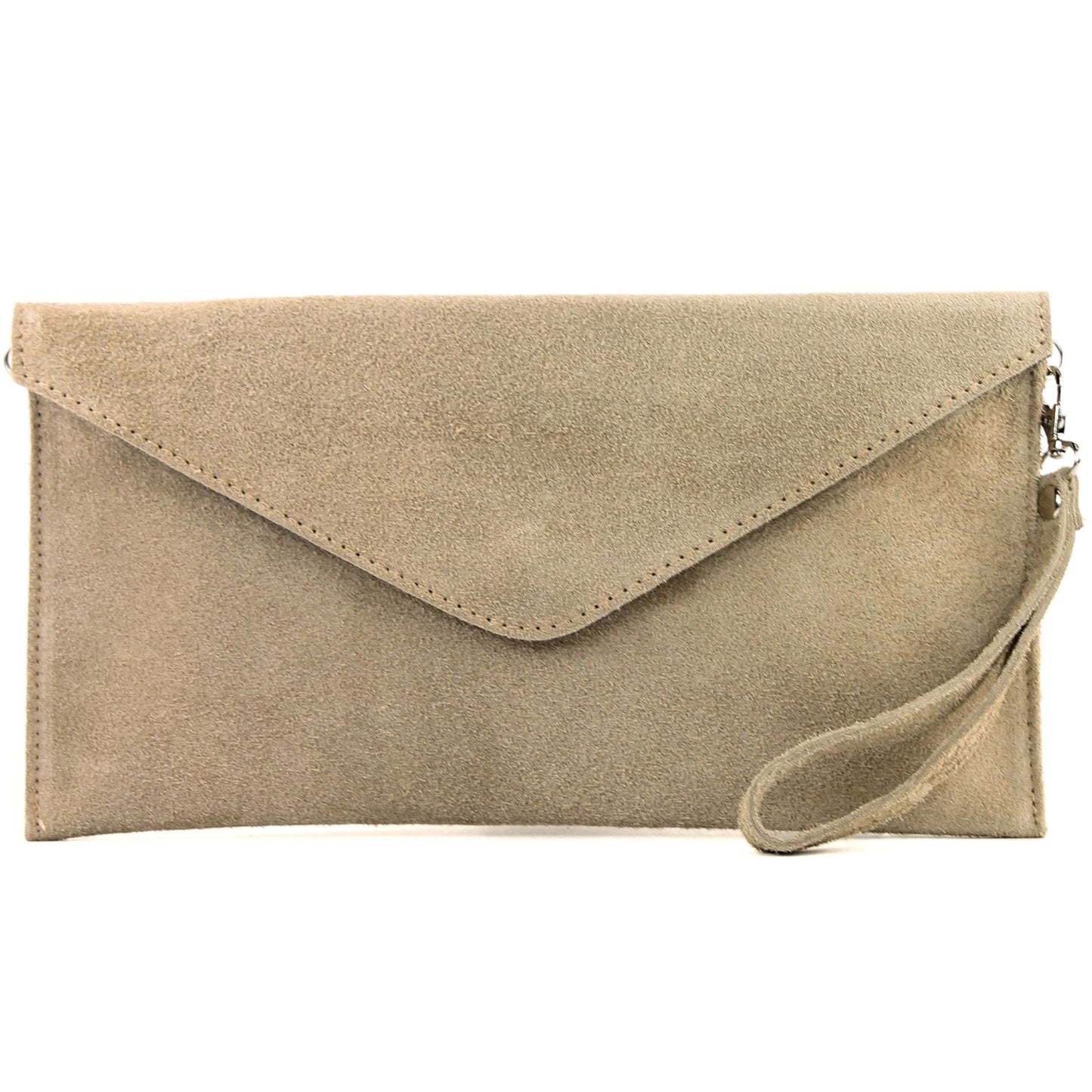 modamoda de - T106 - ital Clutch Abendtasche aus Wildleder