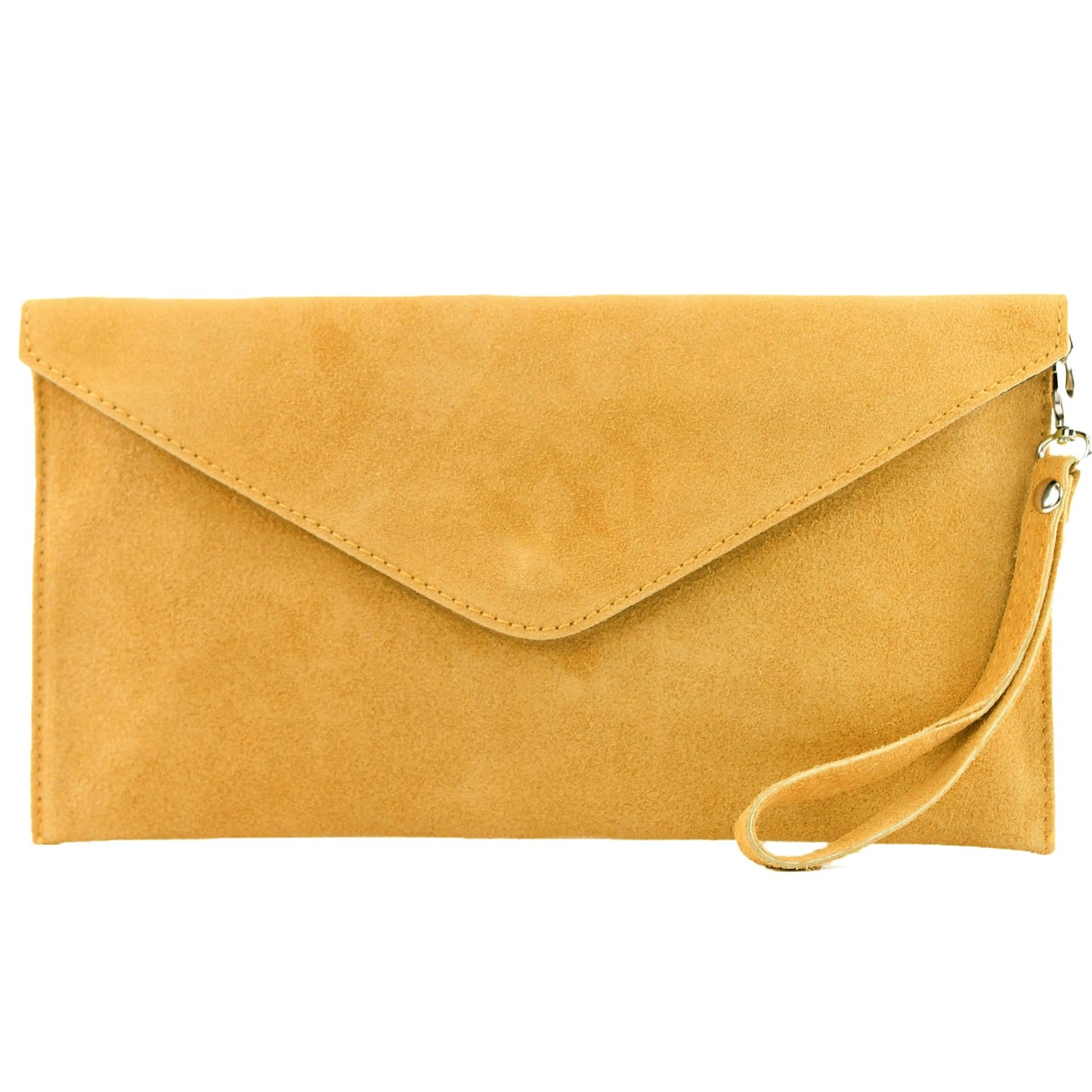 modamoda de - T106 - ital Clutch Abendtasche aus Wildleder