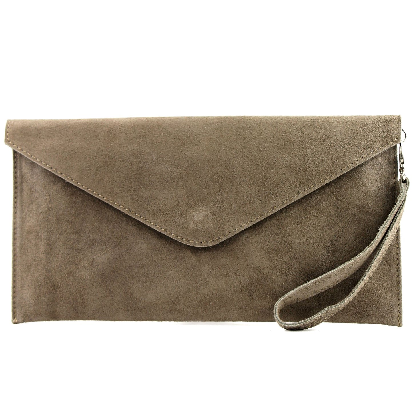 modamoda de - T106 - ital Clutch Abendtasche aus Wildleder