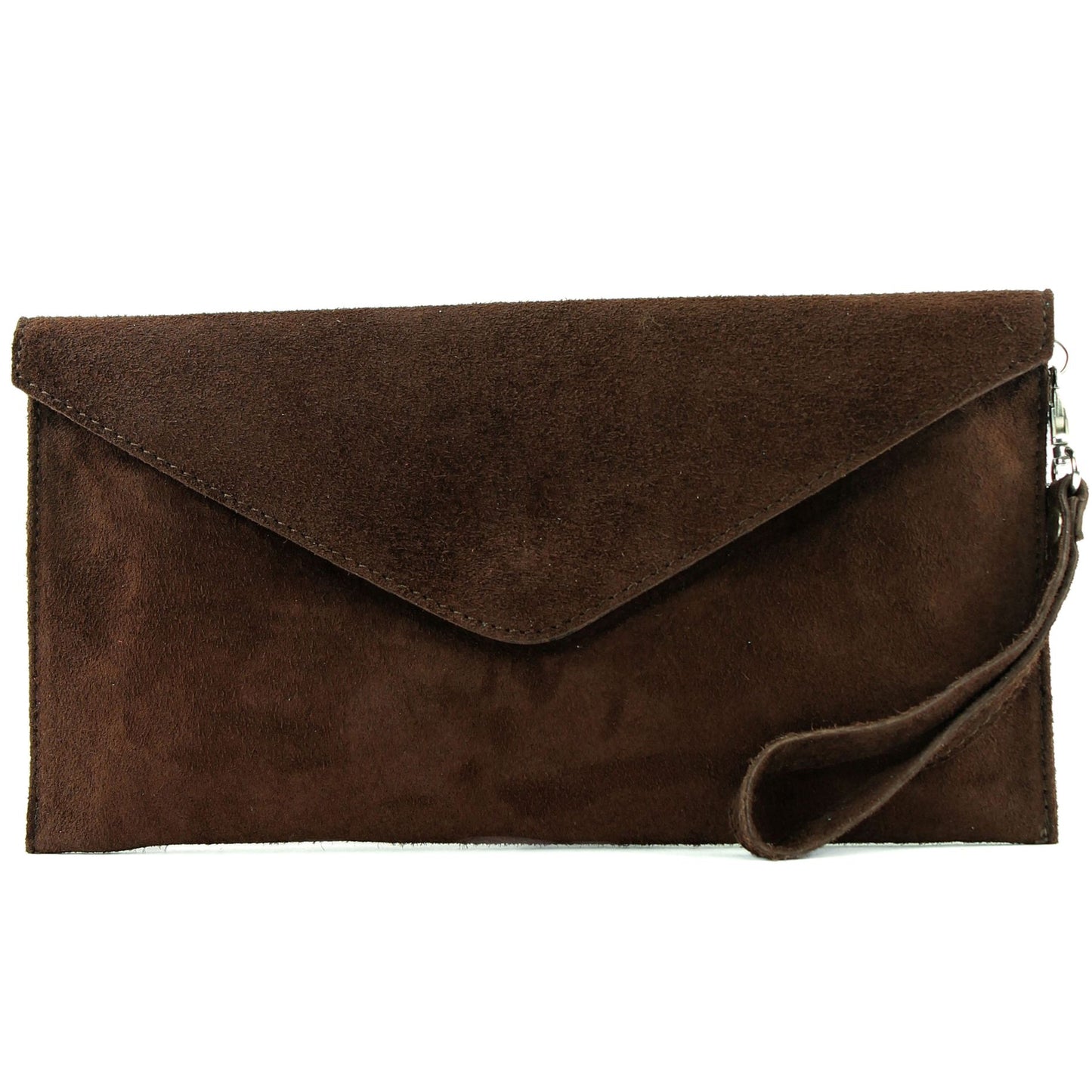 modamoda de - T106 - ital Clutch Abendtasche aus Wildleder