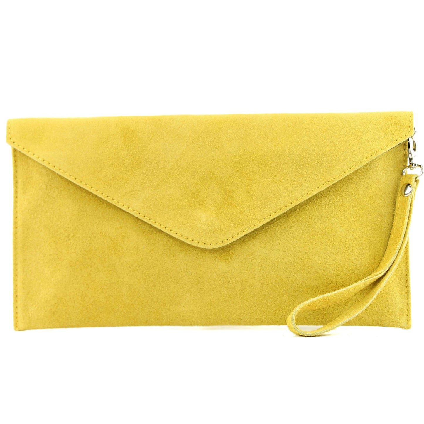 modamoda de - T106 - ital Clutch Abendtasche aus Wildleder
