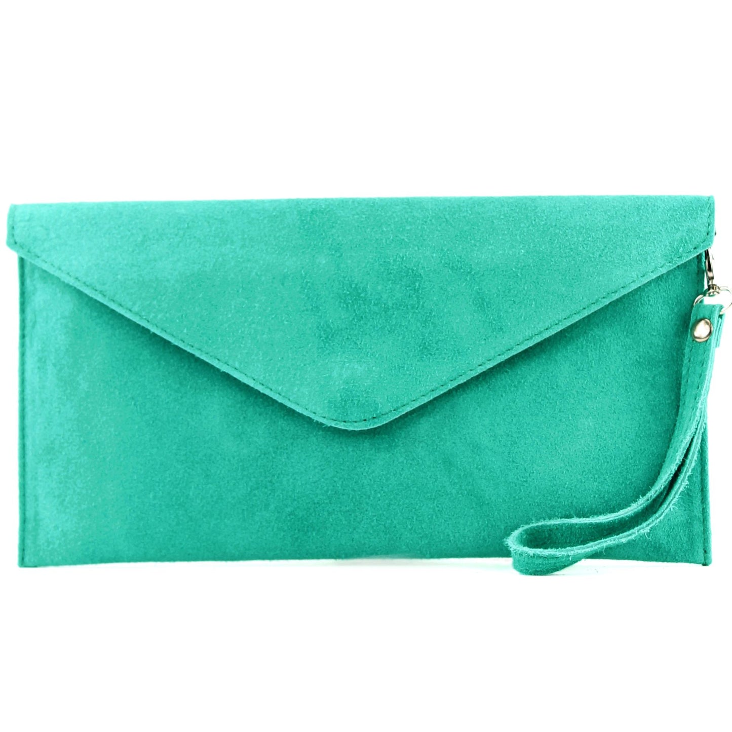 modamoda de - T106 - ital Clutch Abendtasche aus Wildleder