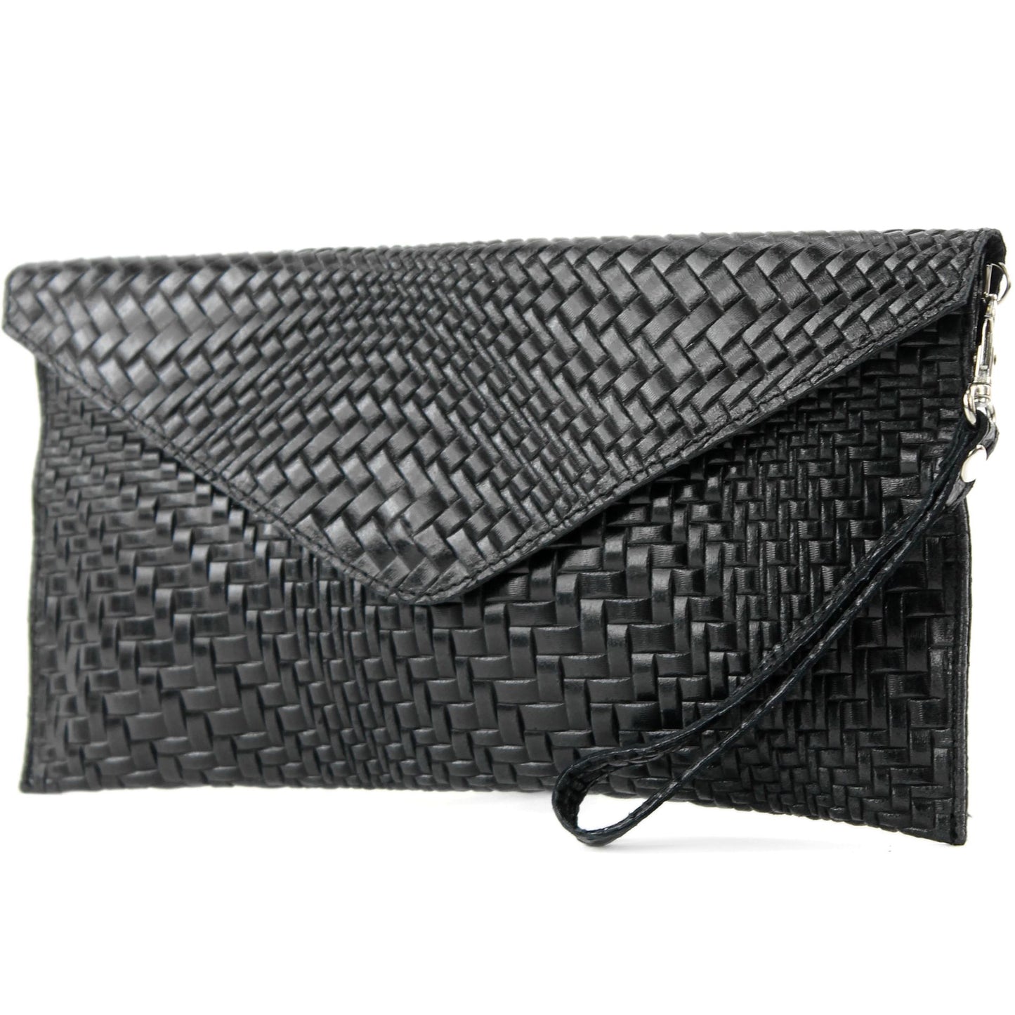 modamoda de - T106 - ital Clutch Abendtasche aus Wildleder