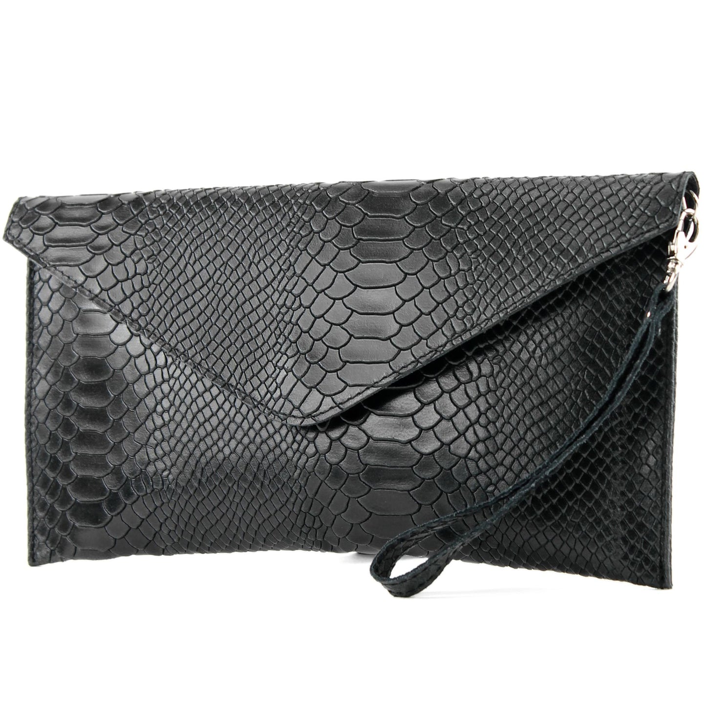 modamoda de - T106 - ital Clutch Abendtasche aus Wildleder