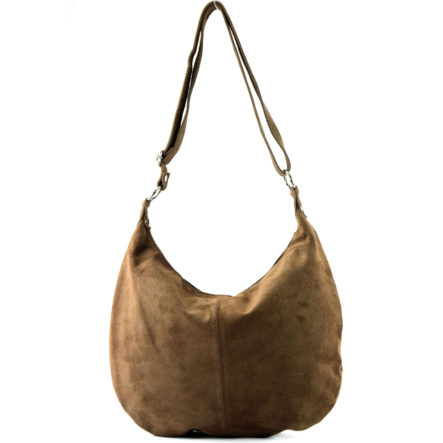 modamoda de - T123 - ital Umhängetasche Schultertasche Wildleder