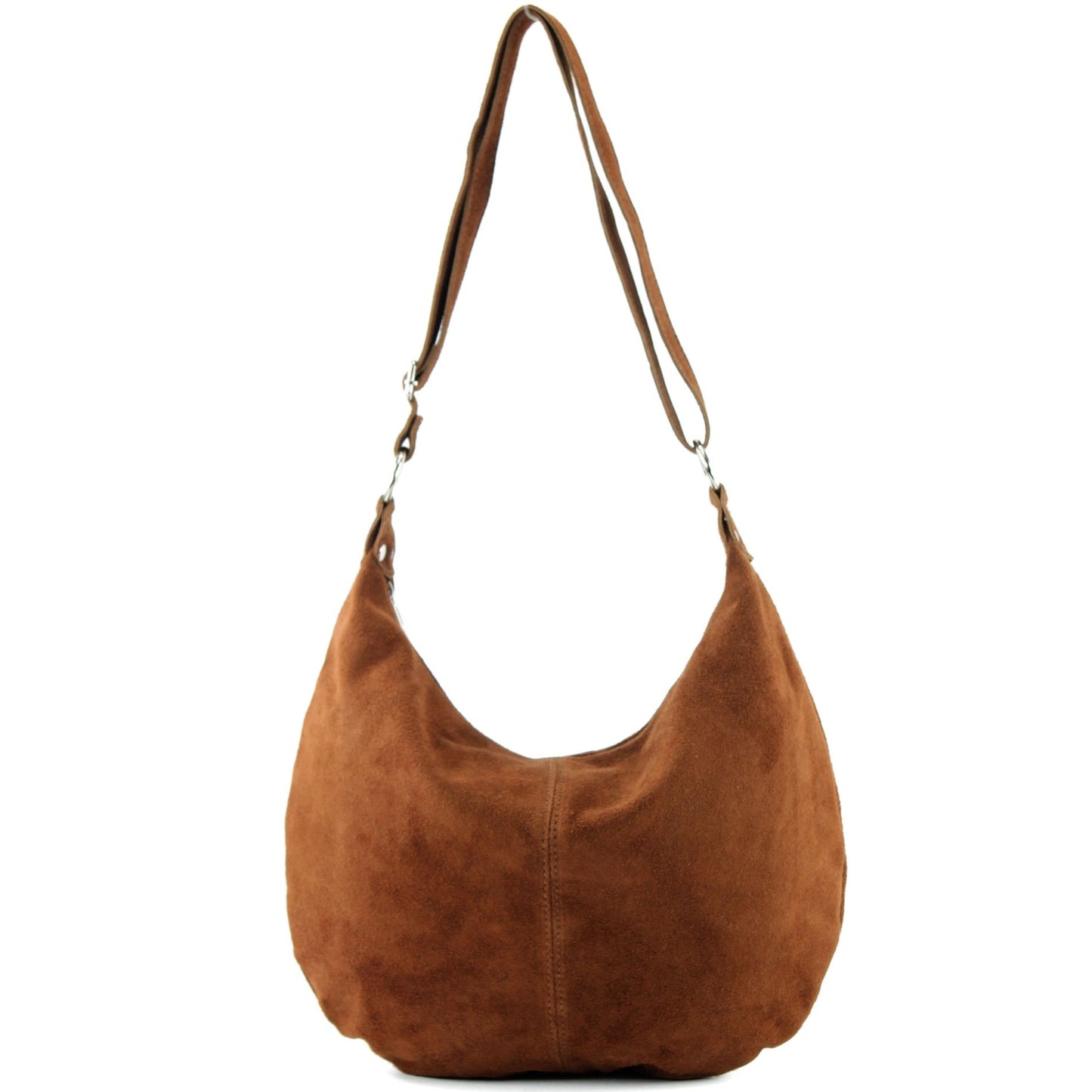 modamoda de - T123 - ital Umhängetasche Schultertasche Wildleder