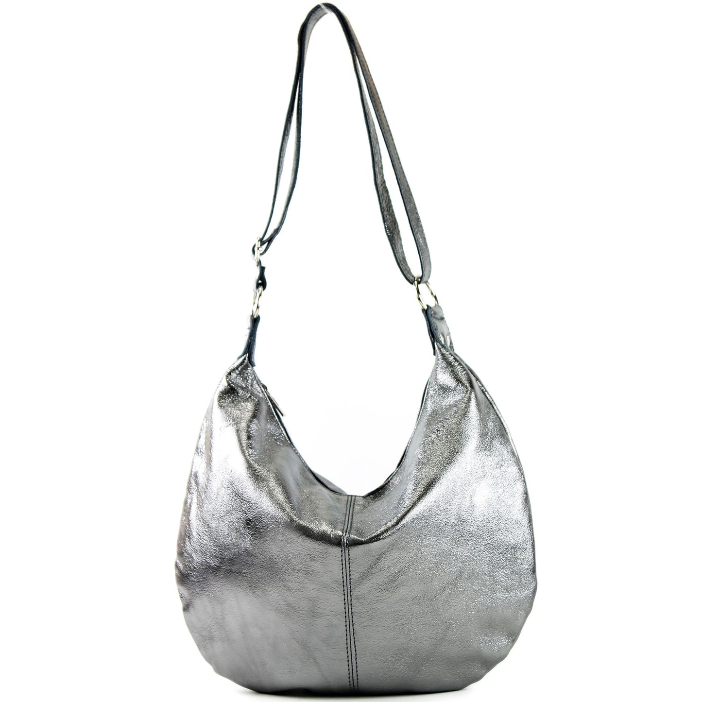 modamoda de - T123 - ital Umhängetasche Schultertasche Wildleder