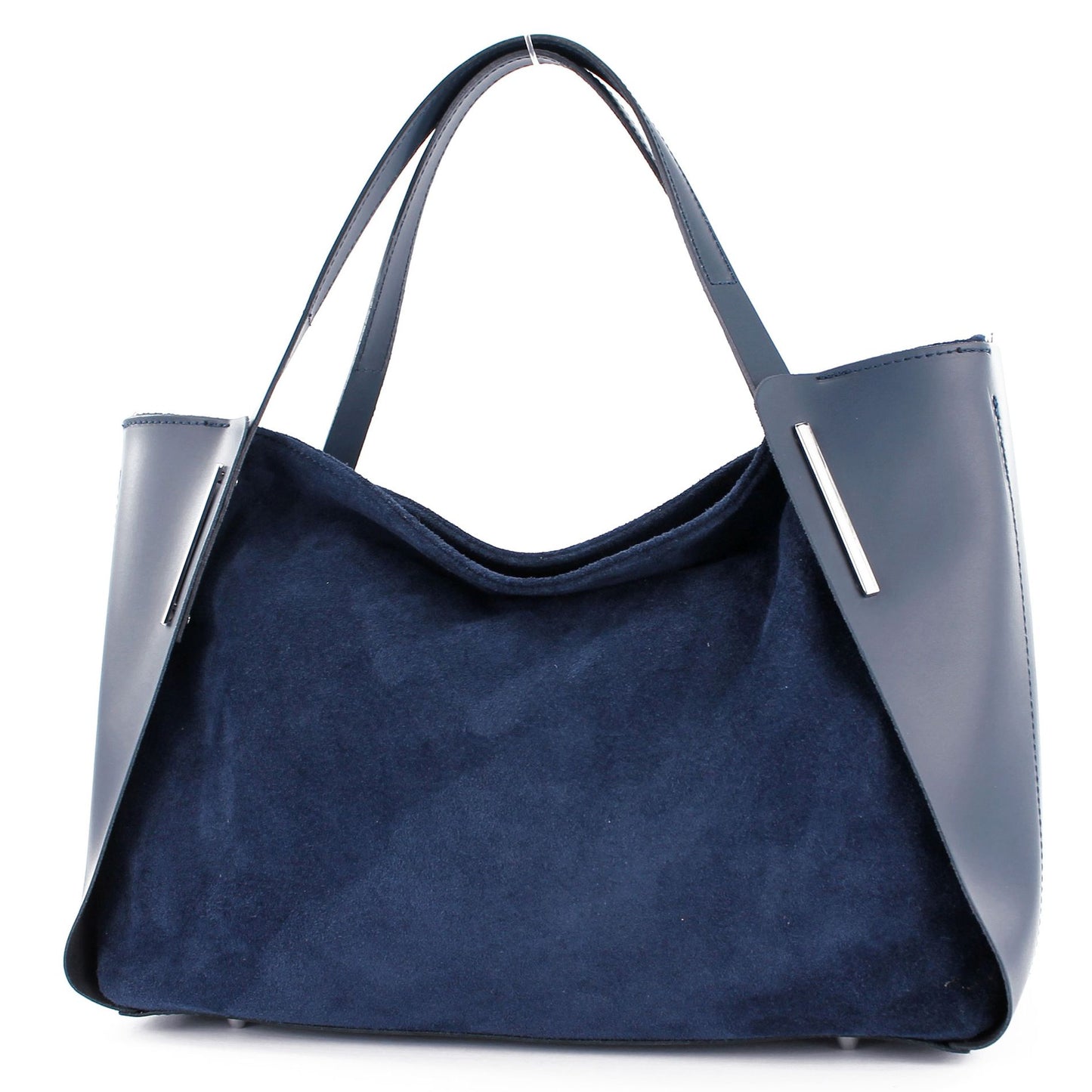 modamoda de - T126 -  ital. Shopper Tragetasche Leder/Wildleder