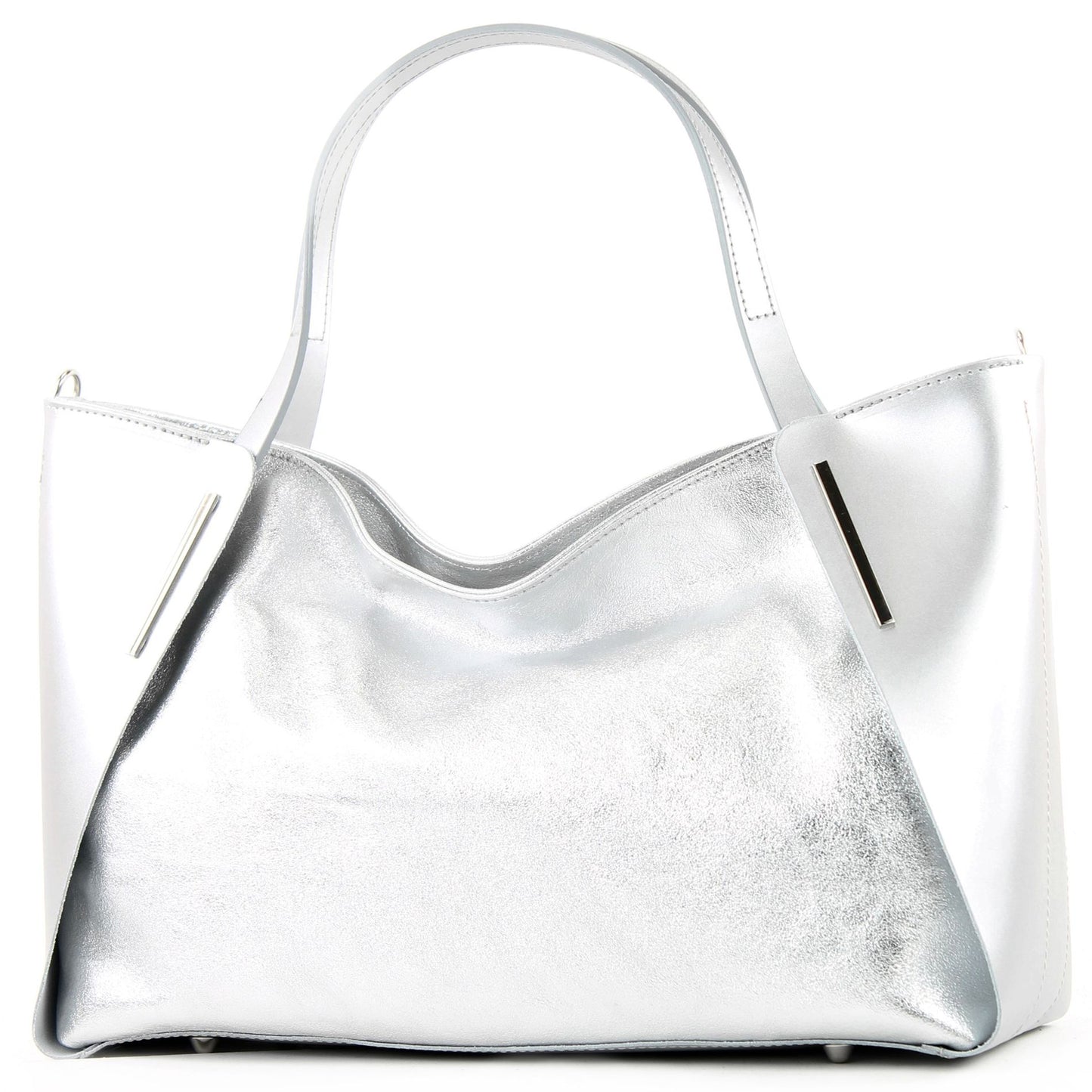 modamoda de - T126 -  ital. Shopper Tragetasche Leder/Wildleder