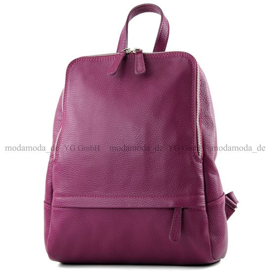 modamoda de T138 Damen Leder Rucksack Handtasche handmade in Italy