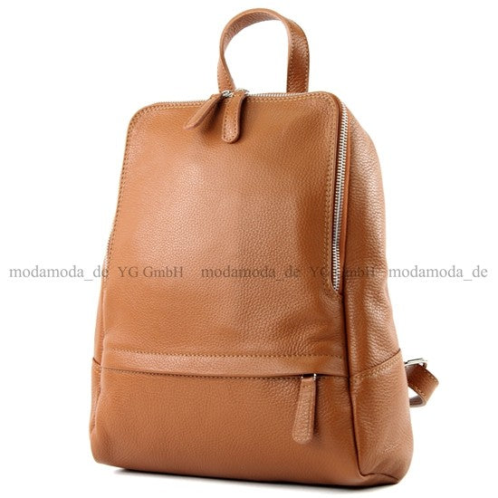 modamoda de T138 Damen Leder Rucksack Handtasche handmade in Italy