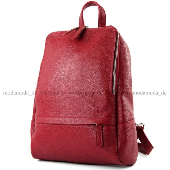 modamoda de T138 Damen Leder Rucksack Handtasche handmade in Italy