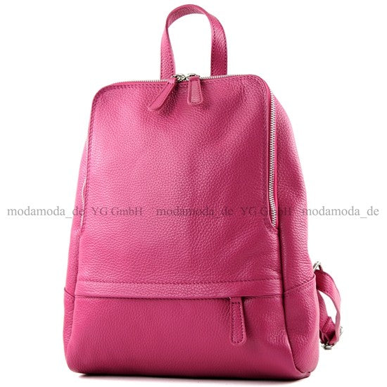 modamoda de T138 Damen Leder Rucksack Handtasche handmade in Italy