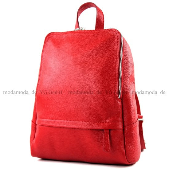 modamoda de T138 Damen Leder Rucksack Handtasche handmade in Italy