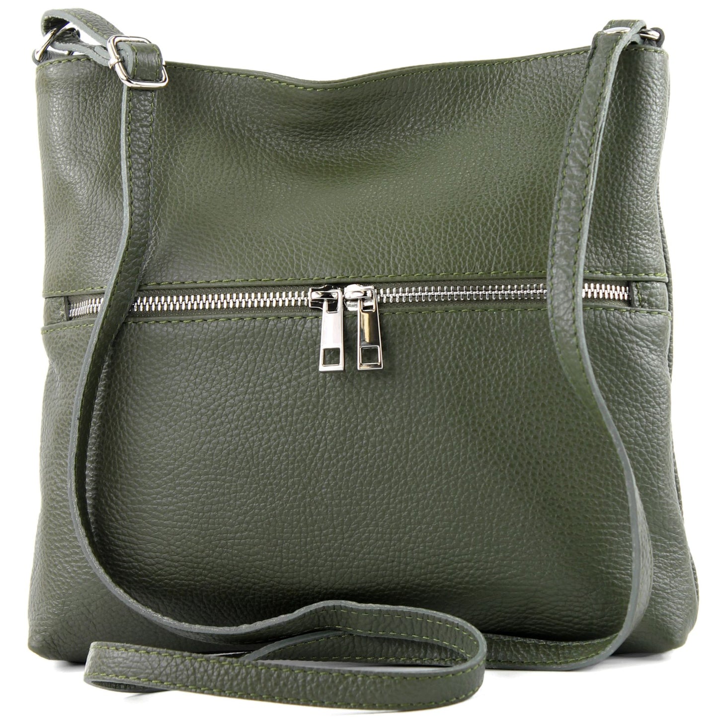 modamoda de T144 Damen Leder Umhängetasche Schultertasche Messenger bag handmade in Italy