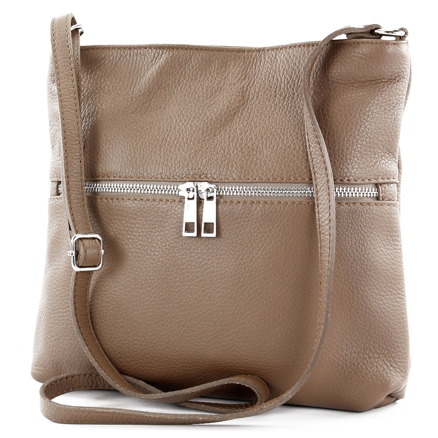 modamoda de T144 Damen Leder Umhängetasche Schultertasche Messenger bag handmade in Italy
