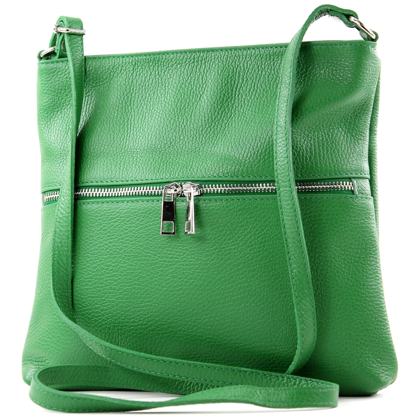modamoda de T144 Damen Leder Umhängetasche Schultertasche Messenger bag handmade in Italy