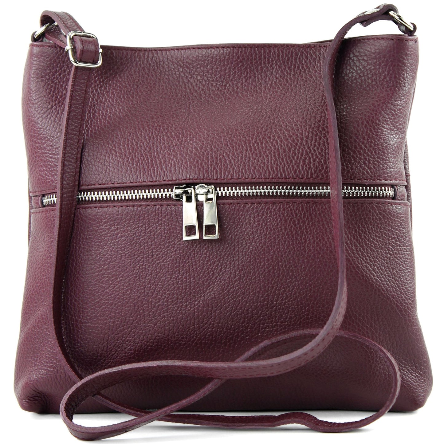 modamoda de T144 Damen Leder Umhängetasche Schultertasche Messenger bag handmade in Italy