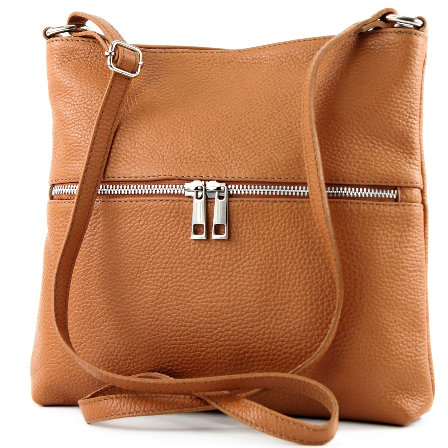 modamoda de T144 Damen Leder Umhängetasche Schultertasche Messenger bag handmade in Italy