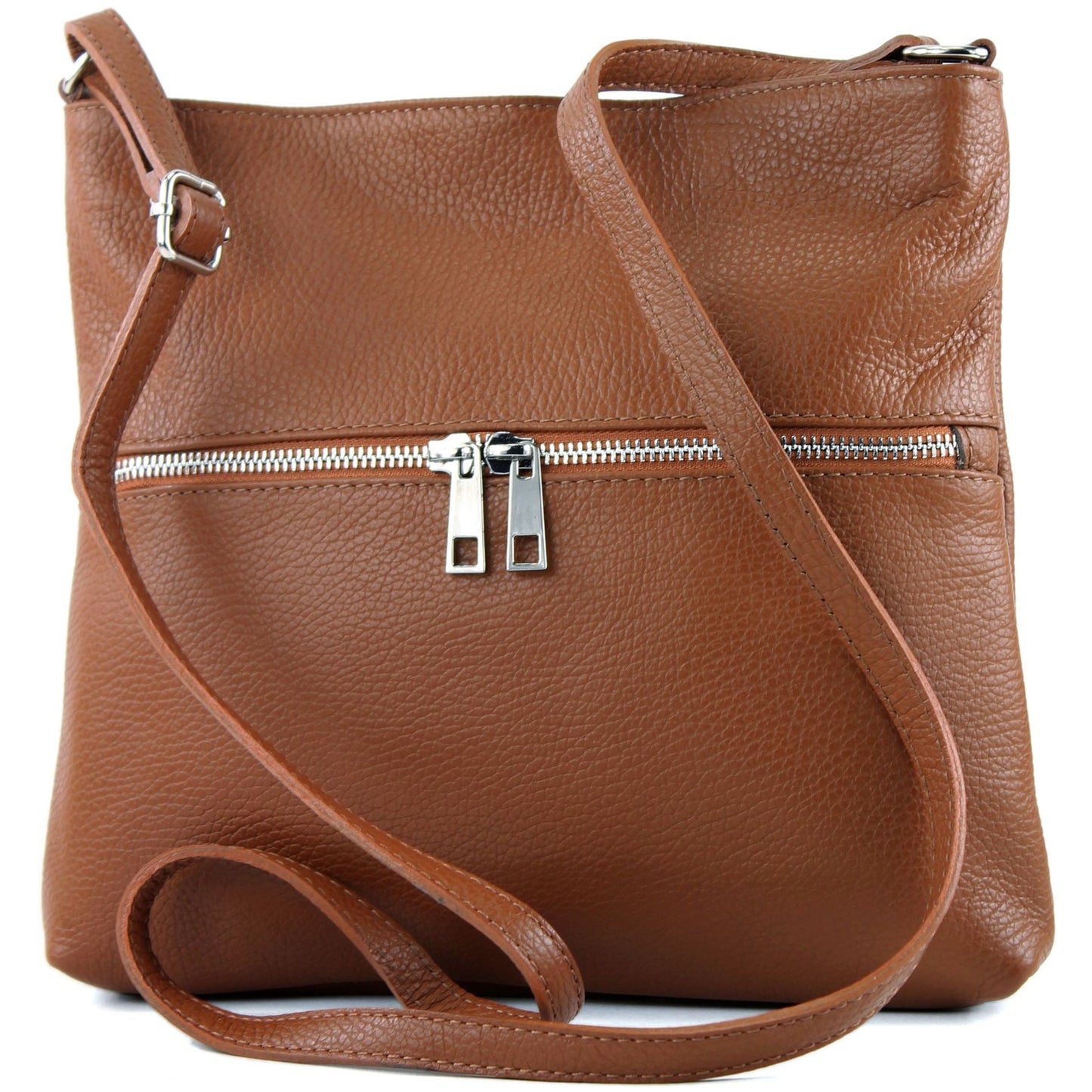 modamoda de T144 Damen Leder Umhängetasche Schultertasche Messenger bag handmade in Italy