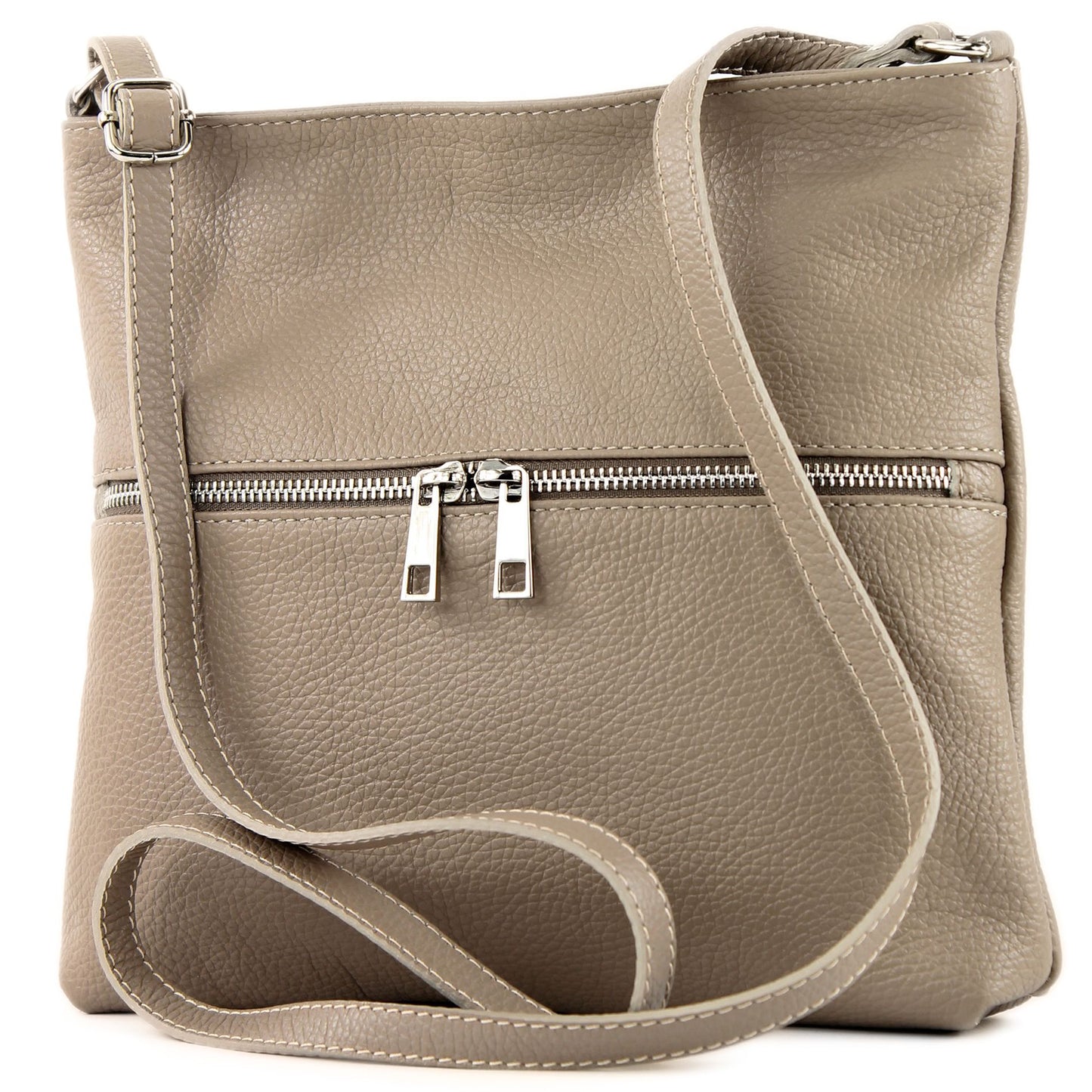 modamoda de T144 Damen Leder Umhängetasche Schultertasche Messenger bag handmade in Italy