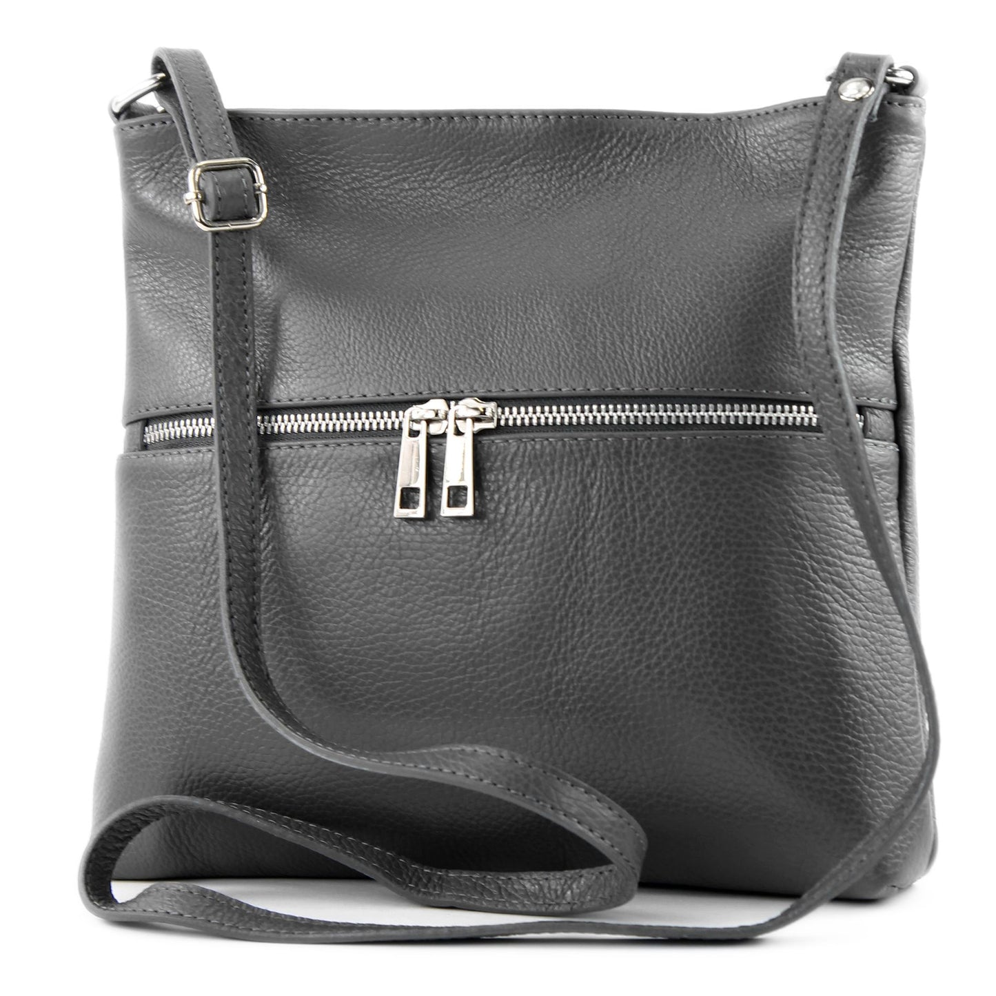 modamoda de T144 Damen Leder Umhängetasche Schultertasche Messenger bag handmade in Italy