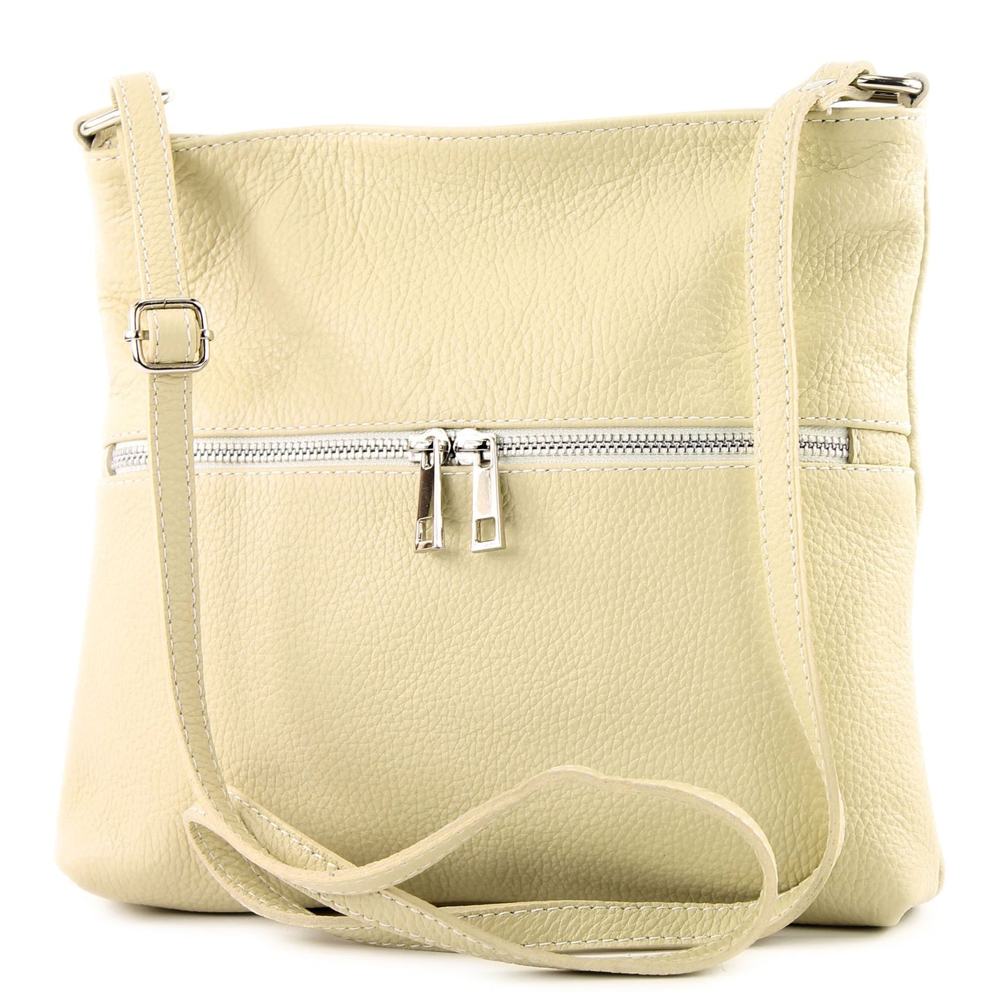 modamoda de T144 Damen Leder Umhängetasche Schultertasche Messenger bag handmade in Italy
