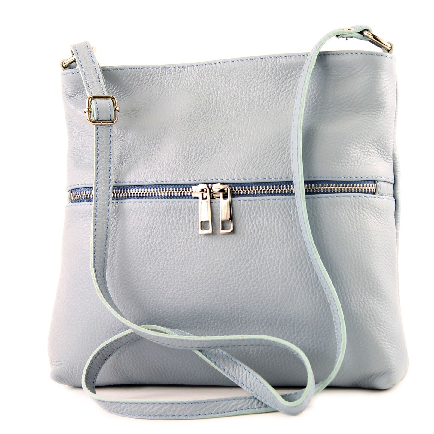 modamoda de T144 Damen Leder Umhängetasche Schultertasche Messenger bag handmade in Italy