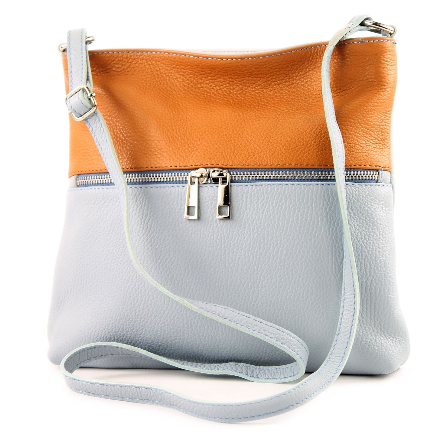 modamoda de T144 Damen Leder Umhängetasche Schultertasche Messenger bag handmade in Italy